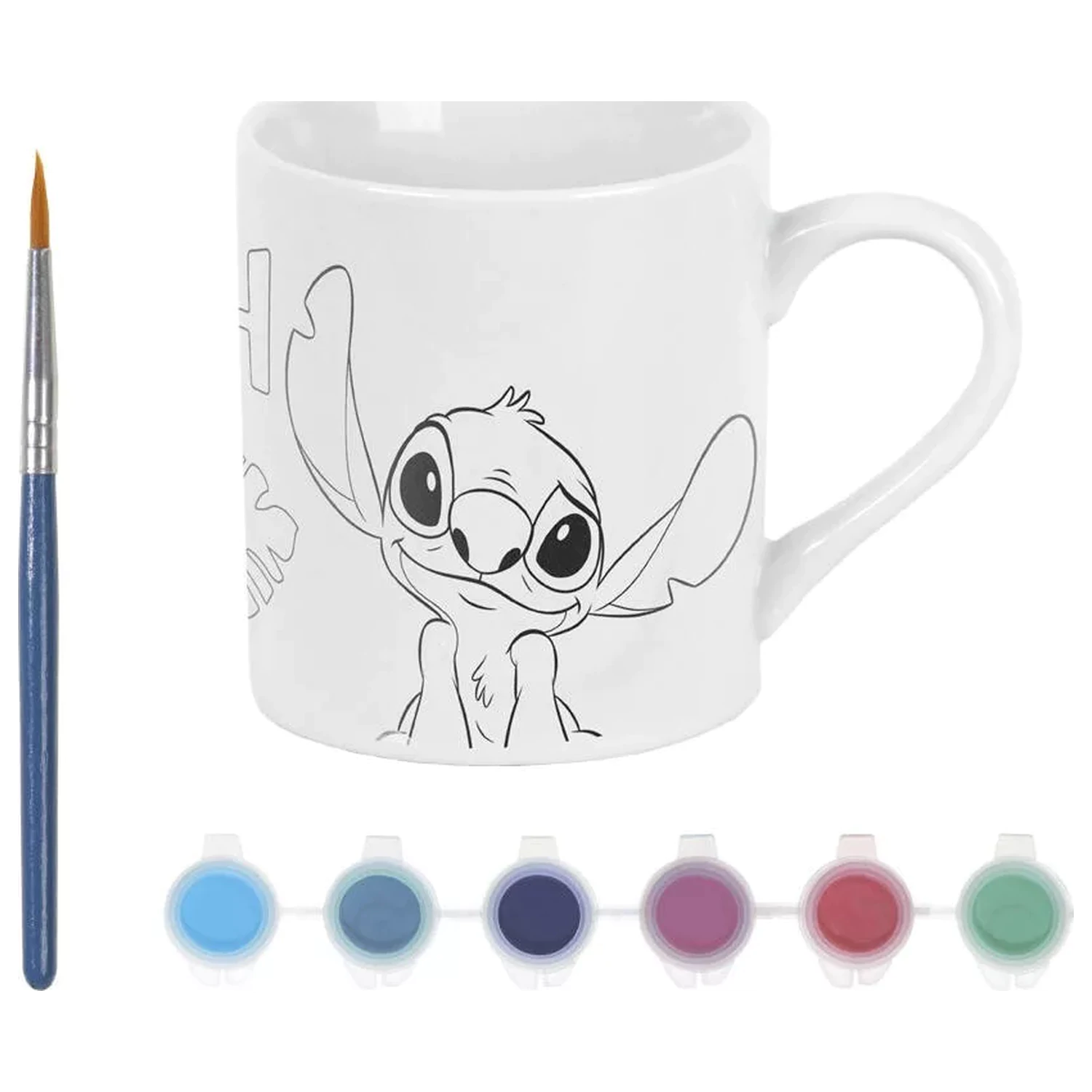 Stitch Alien skodelica iz porcelana za barvanje, 235 ml fotografija izdelka