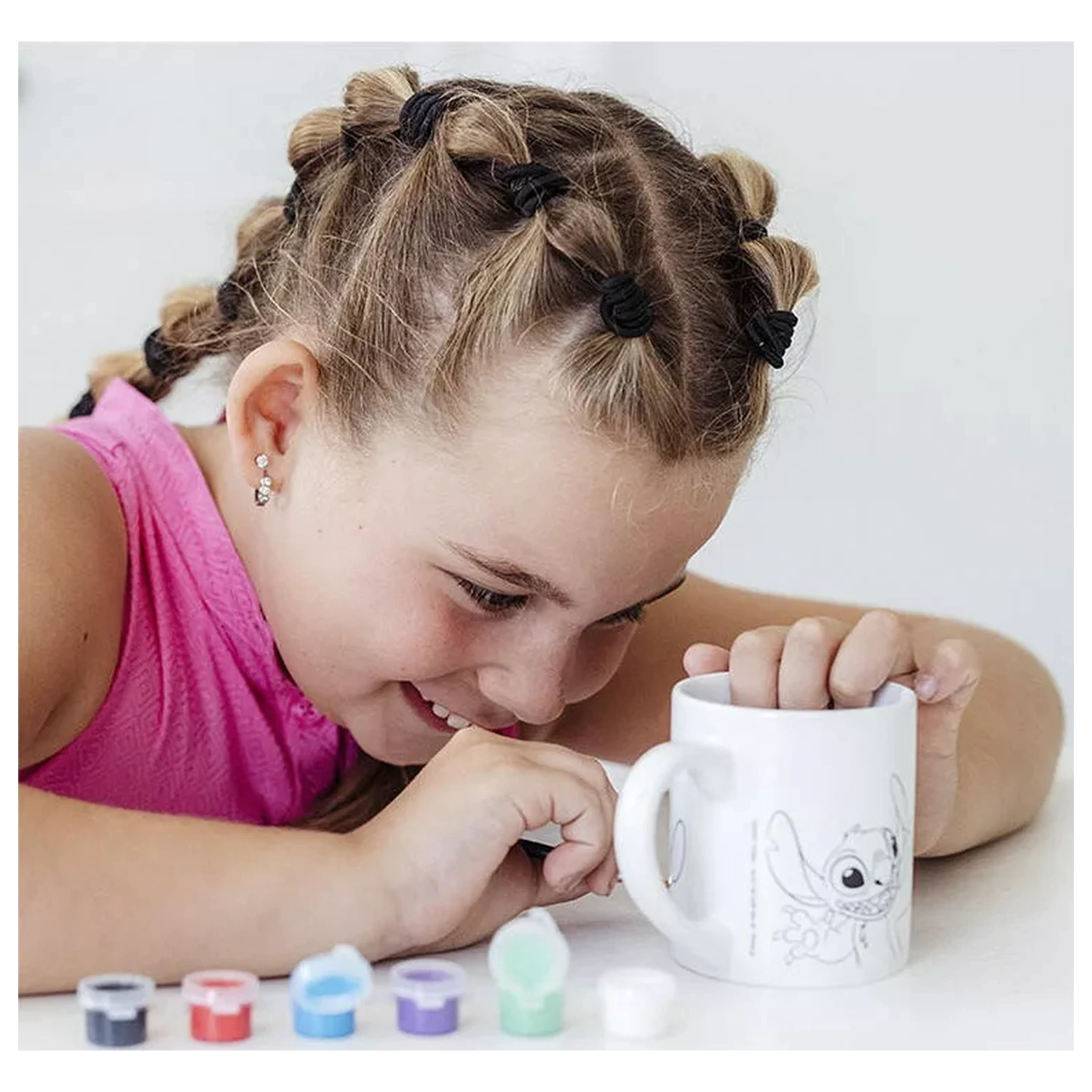 Stitch Alien skodelica iz porcelana za barvanje, 235 ml fotografija izdelka