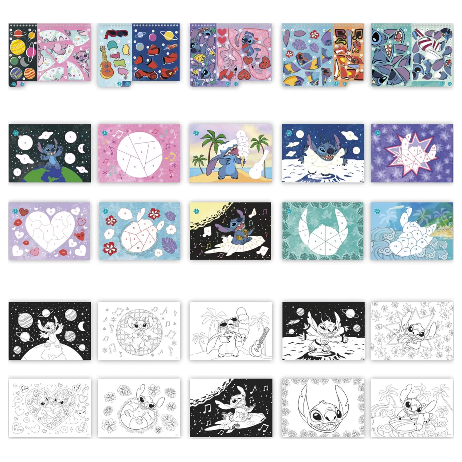 Stitch Alien nalepka ustvarjalni komplet fotografija izdelka