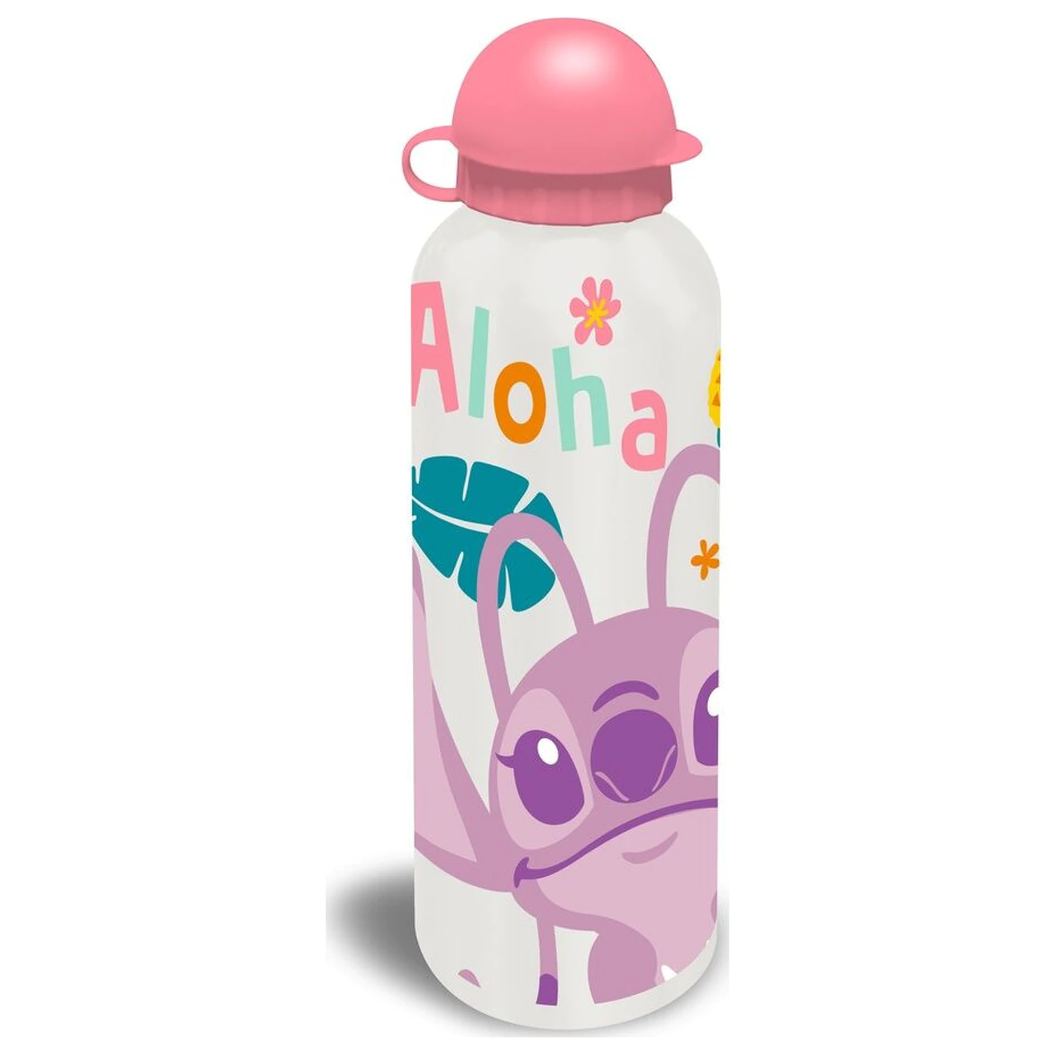 Stitch Aloha Aluminijasta steklenica za vodo s pokrovčkom za pitje 500 ml fotografija izdelka