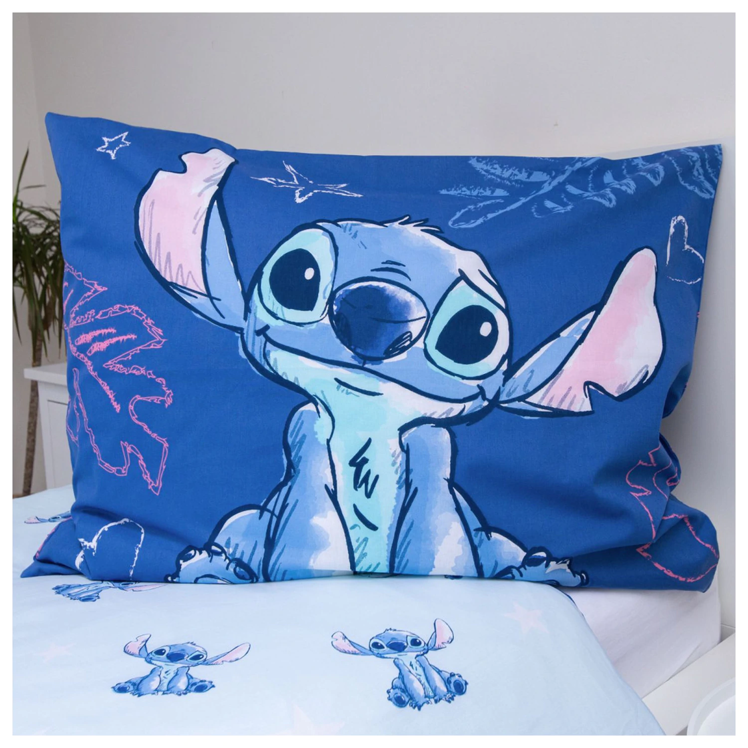 Stitch Aloha Blue prevleka za odejo fotografija izdelka