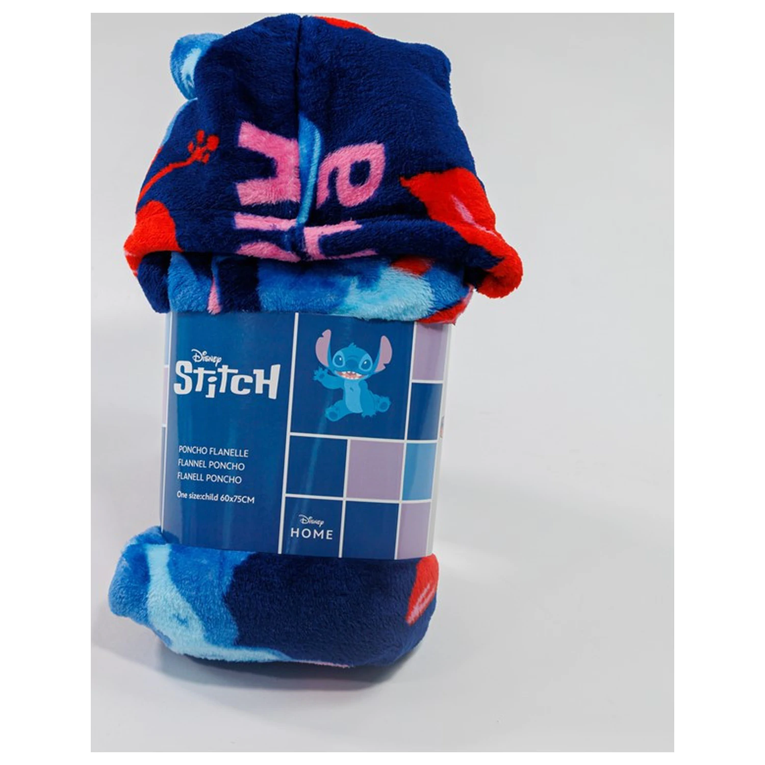 Stitch Aloha odrasla nosljiva plišasta flis odeja pončo fotografija izdelka