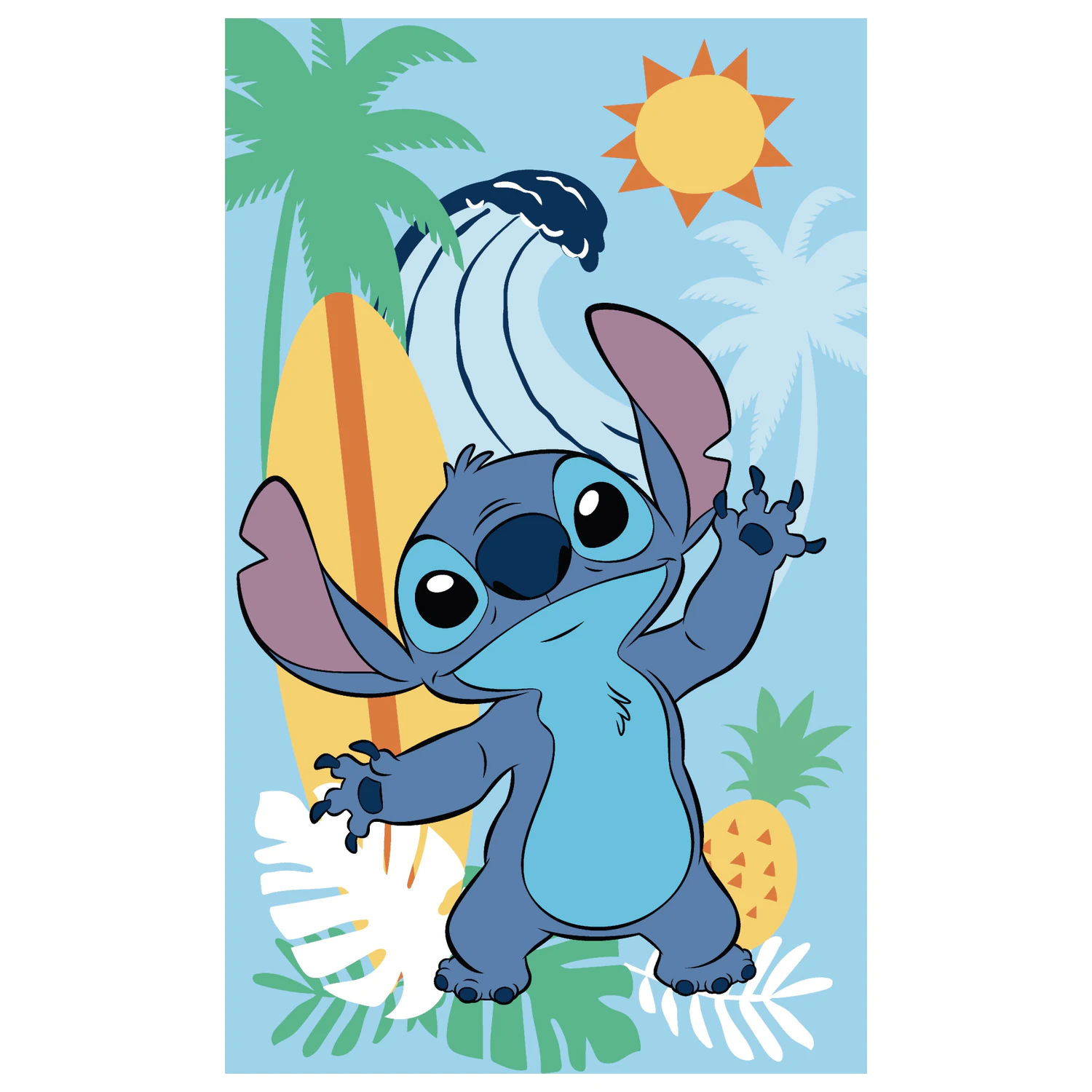 Stitch Pineapple Brisača za roke, brisača za obraz, brisača fotografija izdelka