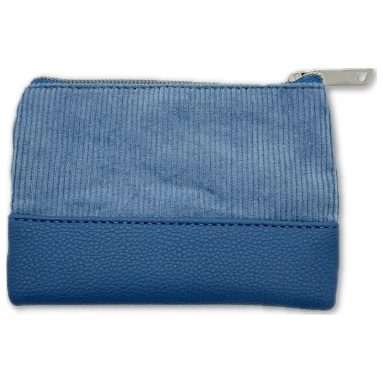 Stitch & Angel modri žametni modni dvojni etui denarnica fotografija izdelka