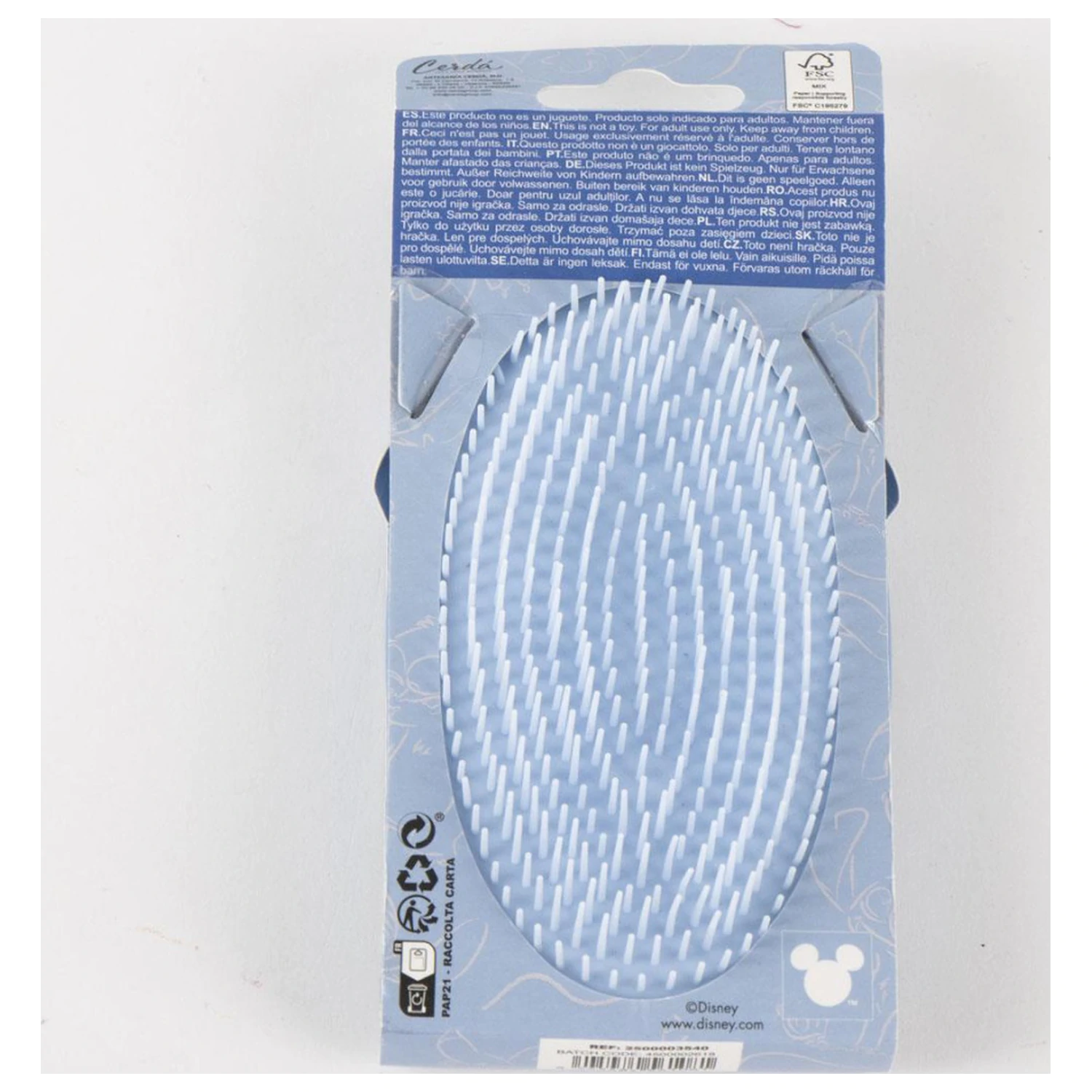 Stitch Angel bleščeča krtača za lase, glavnik 13 cm fotografija izdelka