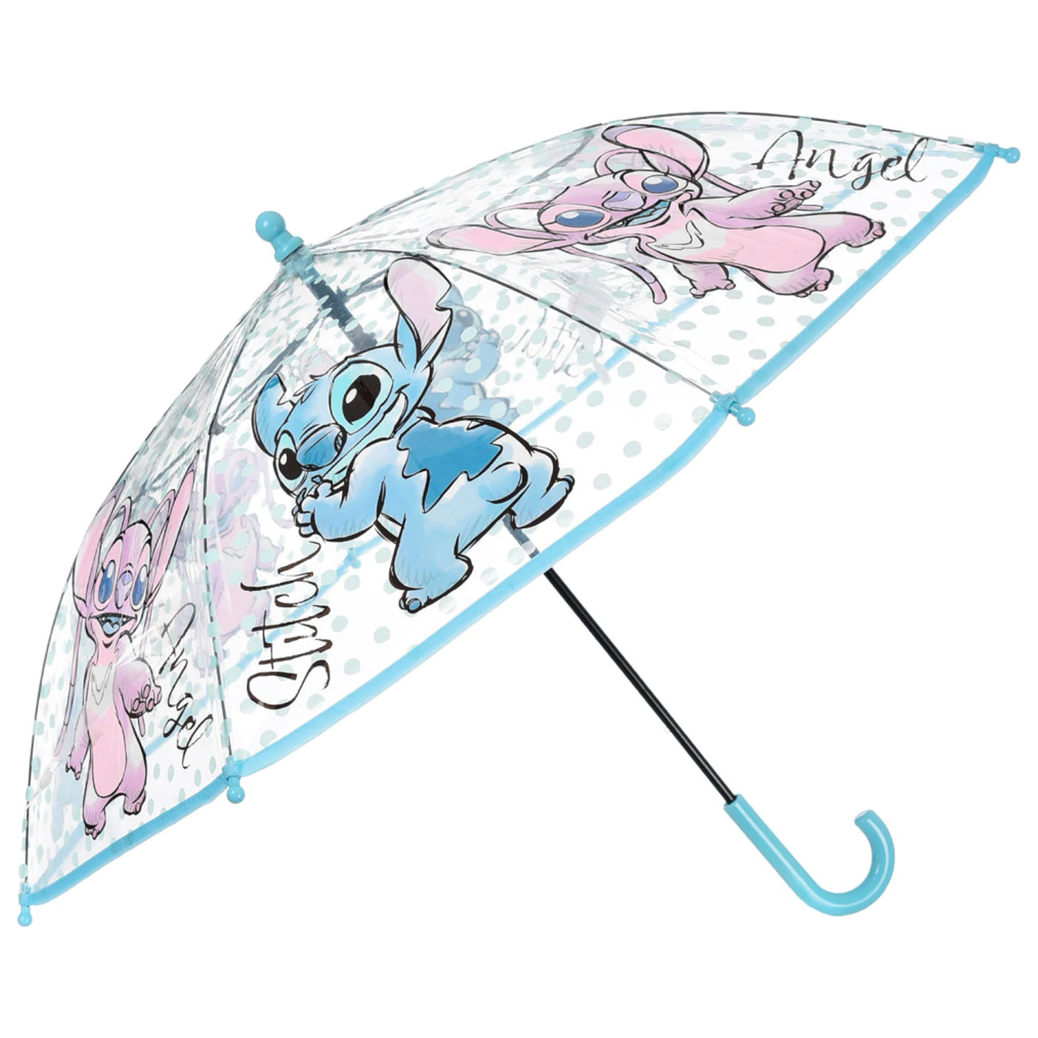 Stitch Angel otroški prozoren dežnik 72 cm fotografija izdelka