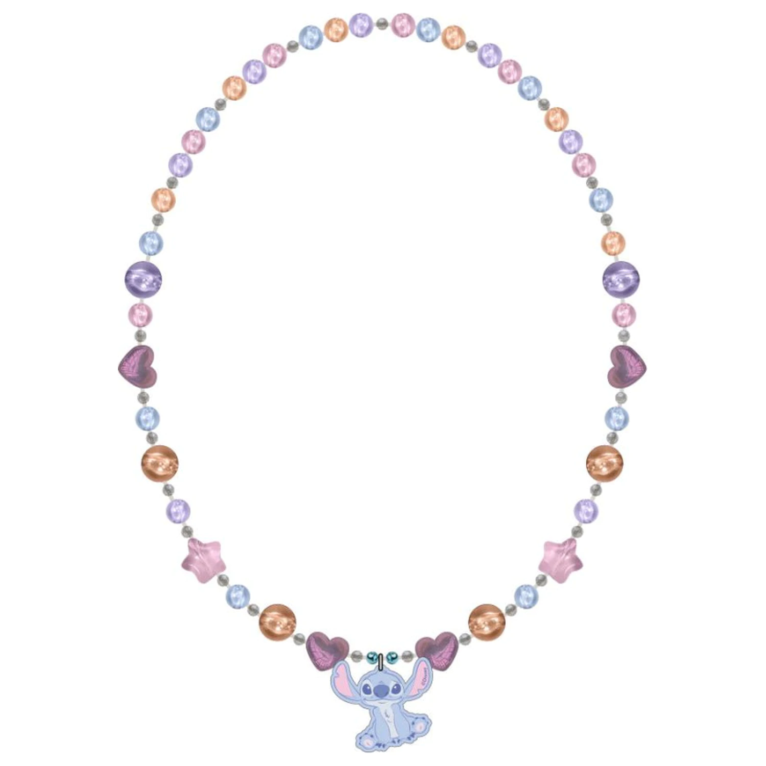 Stitch Angel ogrlica z biseri fotografija izdelka