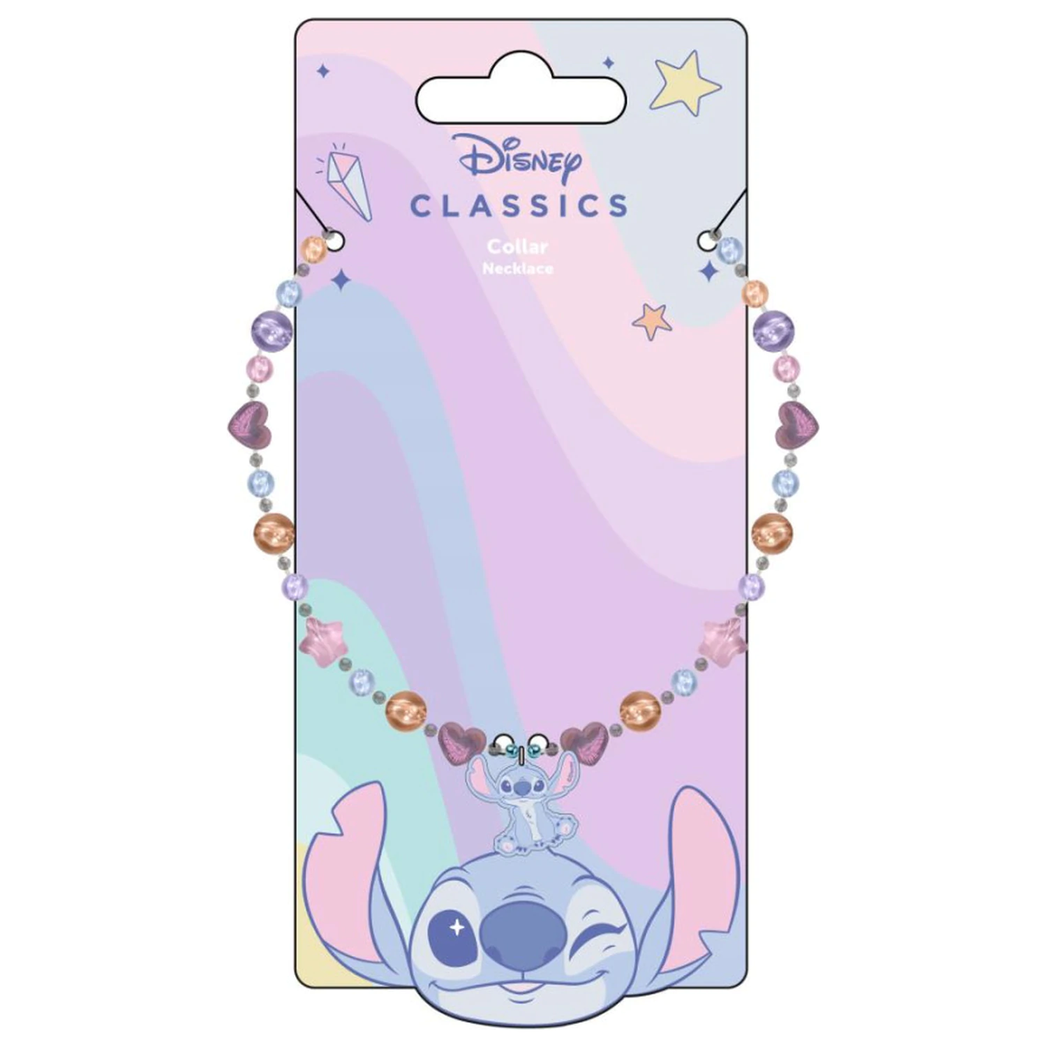 Stitch Angel ogrlica z biseri fotografija izdelka