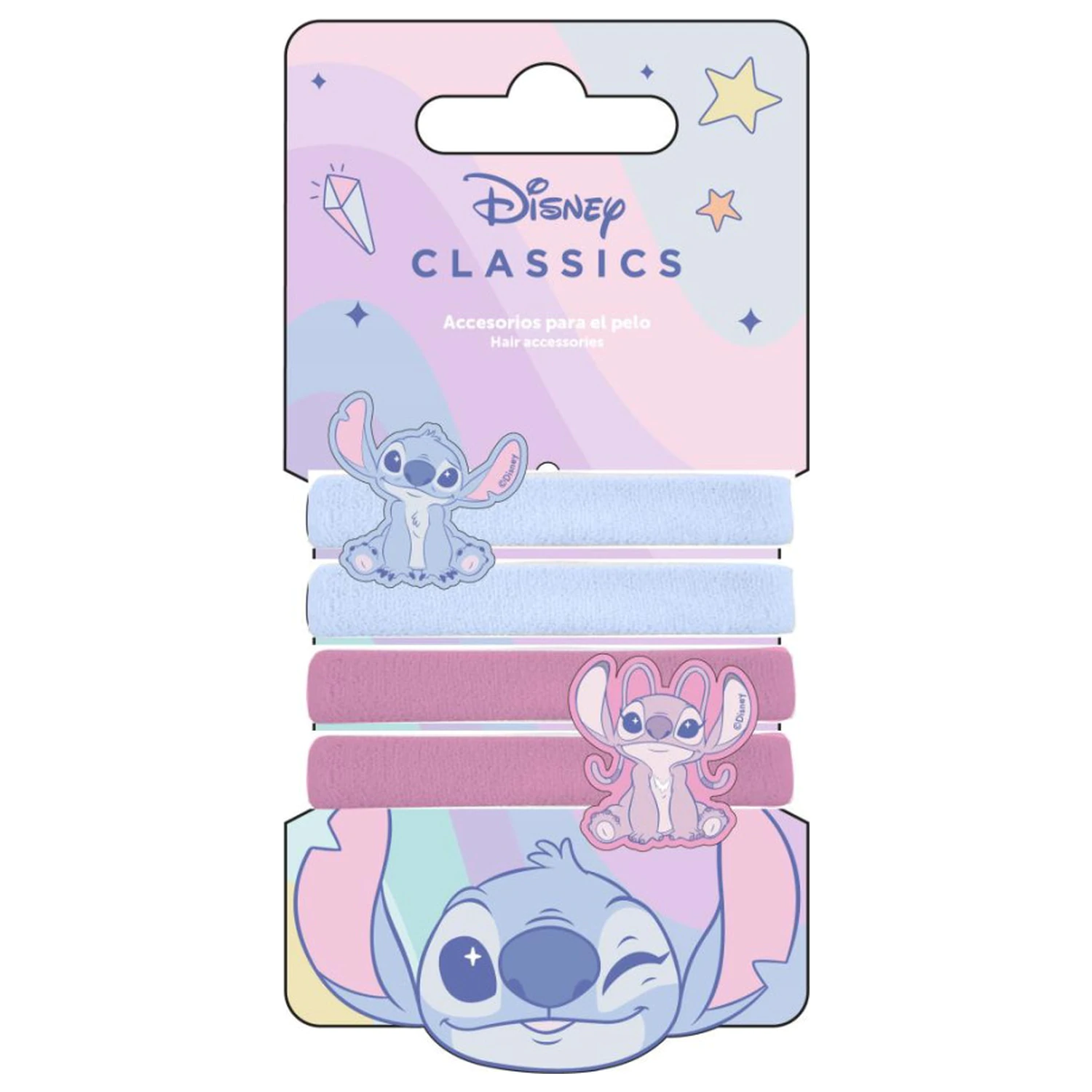 Stitch Angel Hair gumice za lase, set 4 kos fotografija izdelka