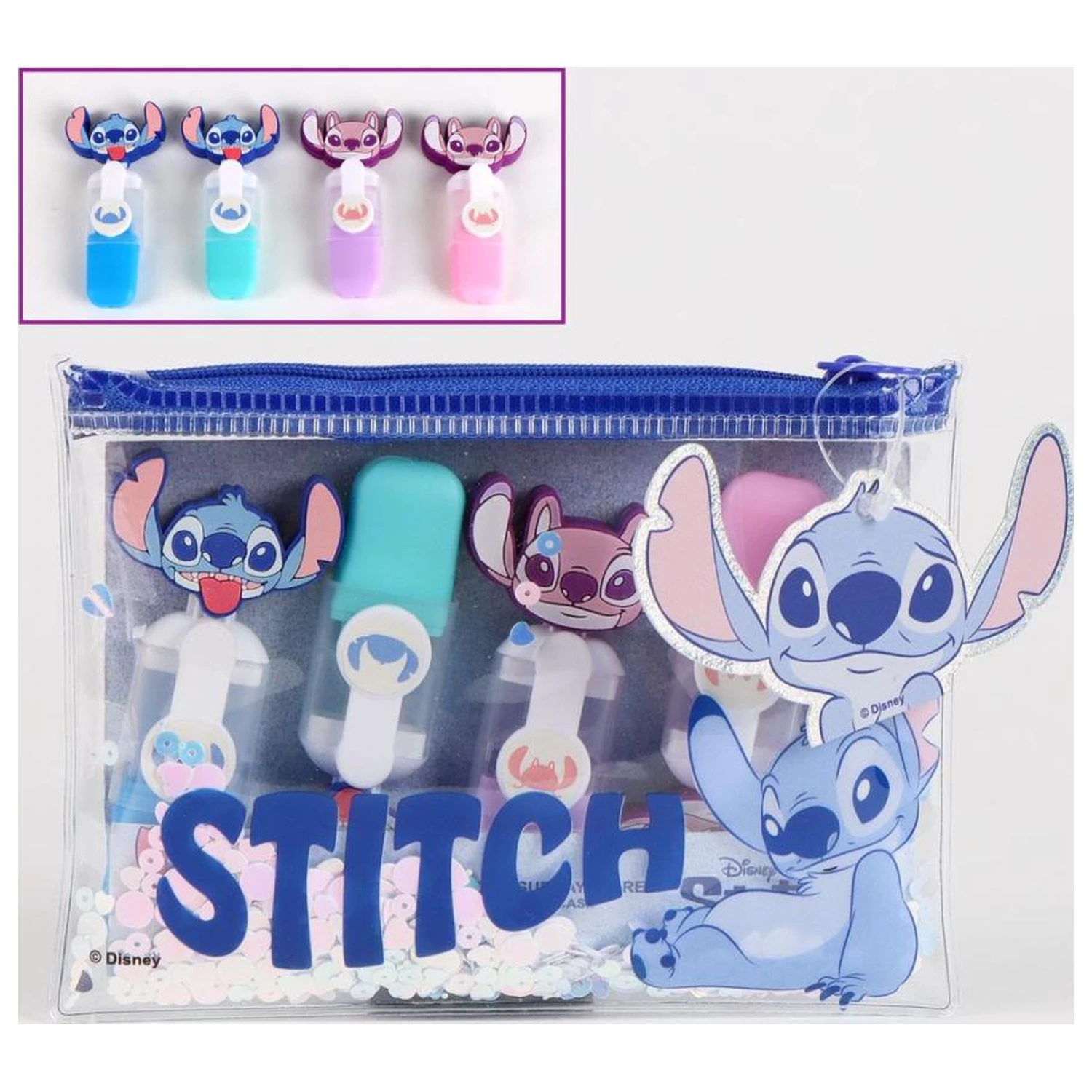 Stitch & Angel komplet 4 mini označevalcev Head fotografija izdelka