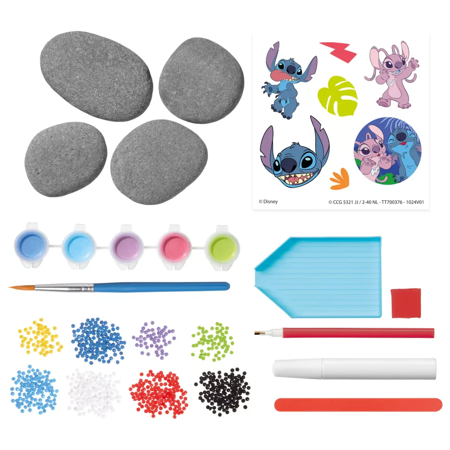 Stitch Angel Pebble komplet za dekoracijo z nalepko fotografija izdelka
