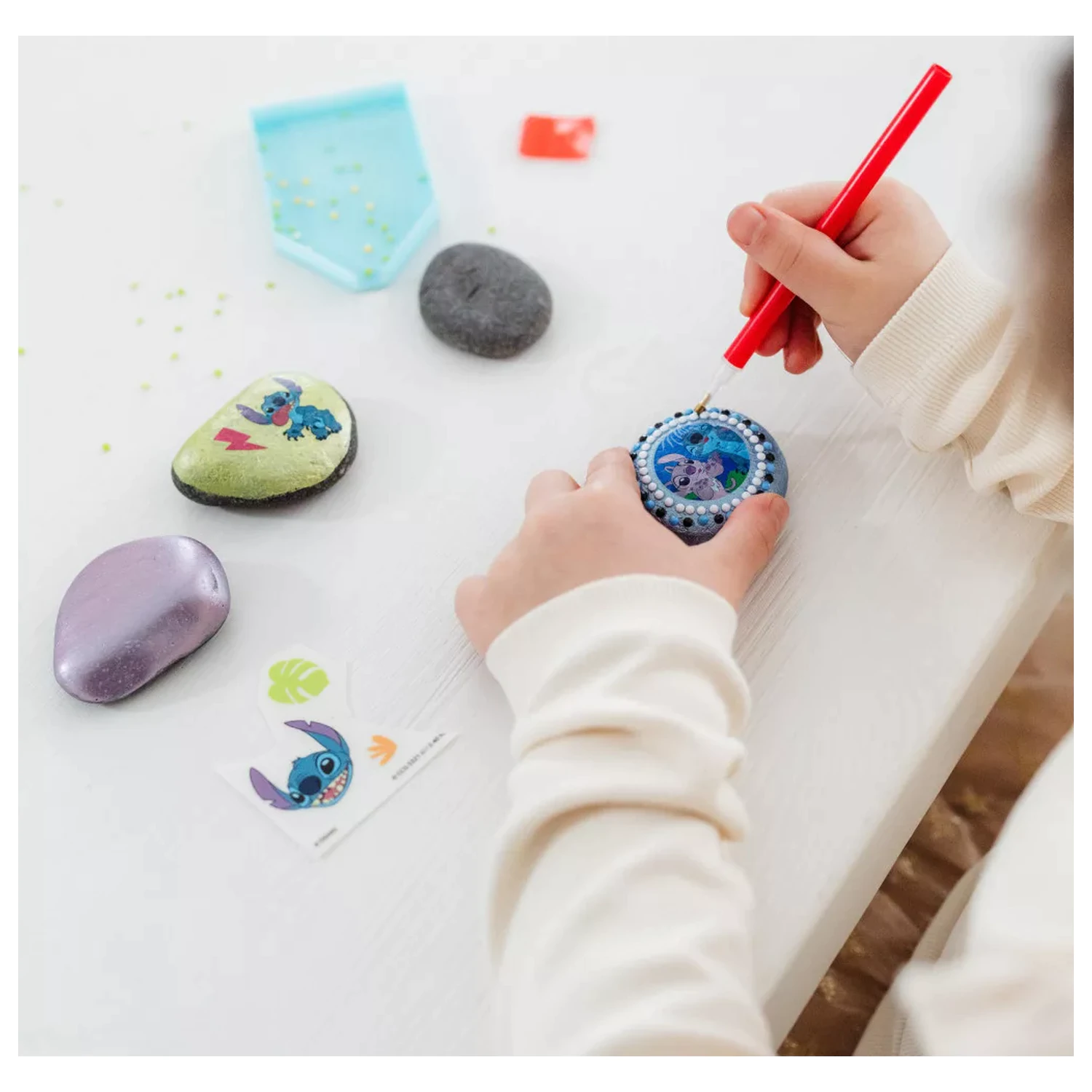 Stitch Angel Pebble komplet za dekoracijo z nalepko fotografija izdelka