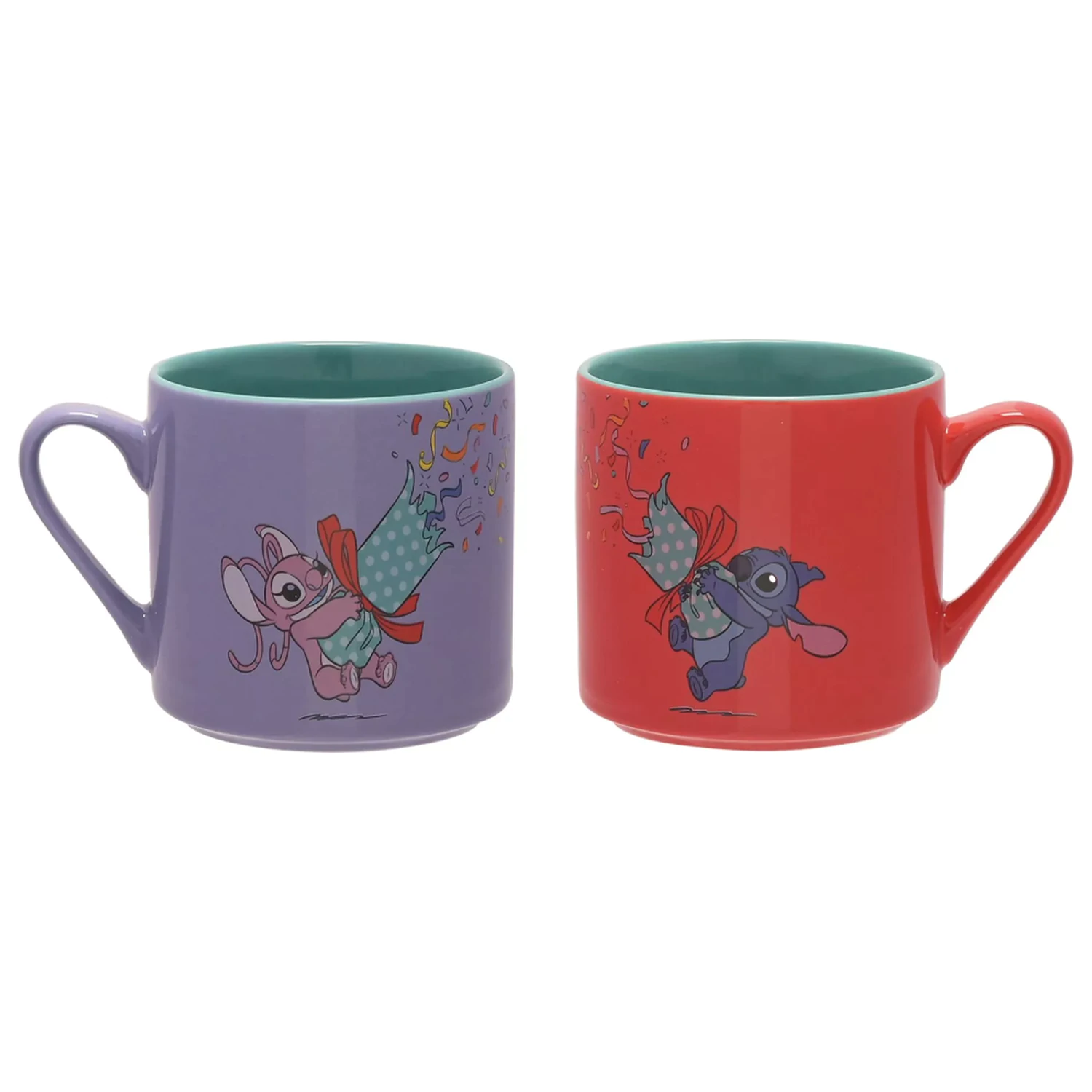 Stitch & Angel Merry Everything Set dveh barvnih skodelic fotografija izdelka
