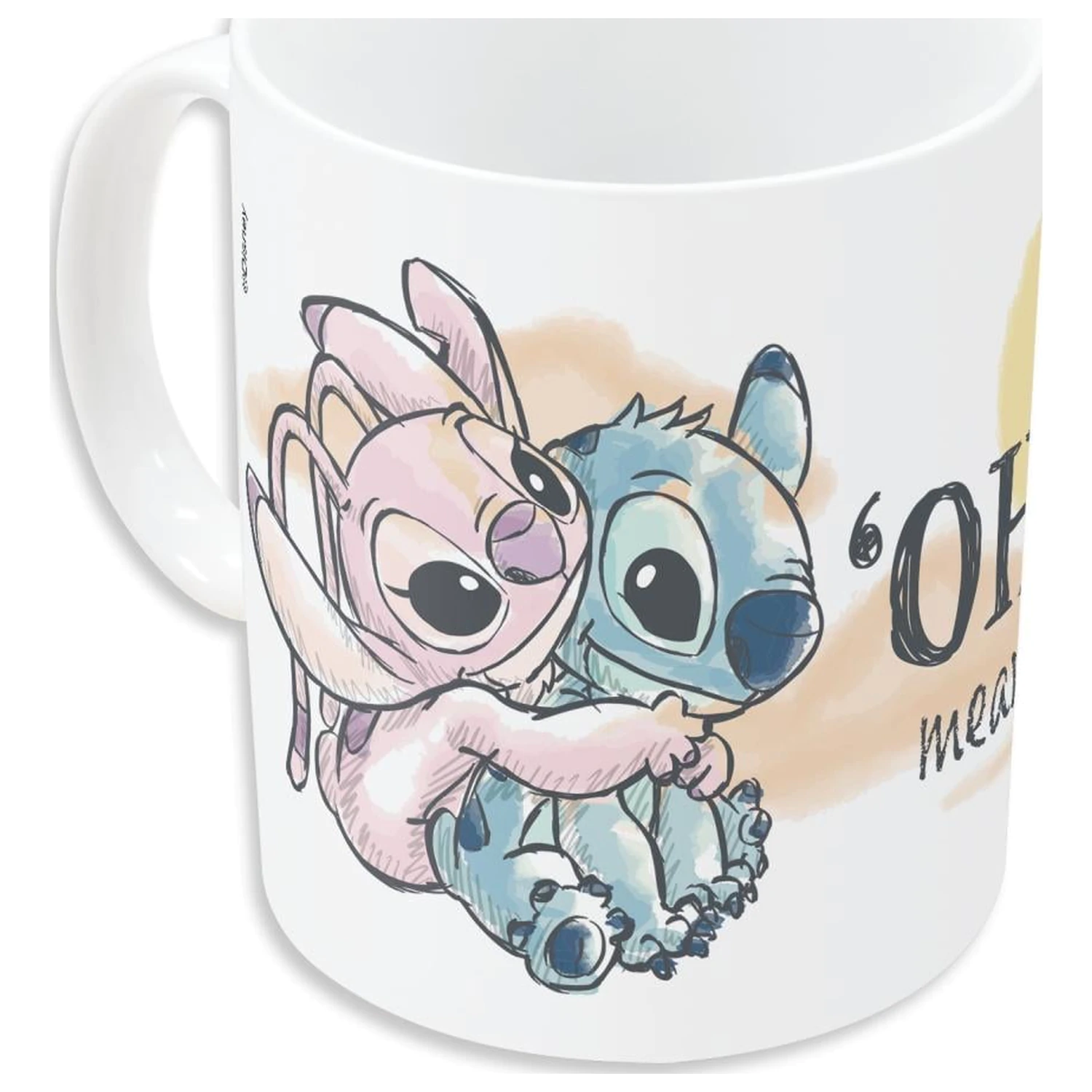 Stitch & Angel Ohana Keramična skodelica 325 ml fotografija izdelka