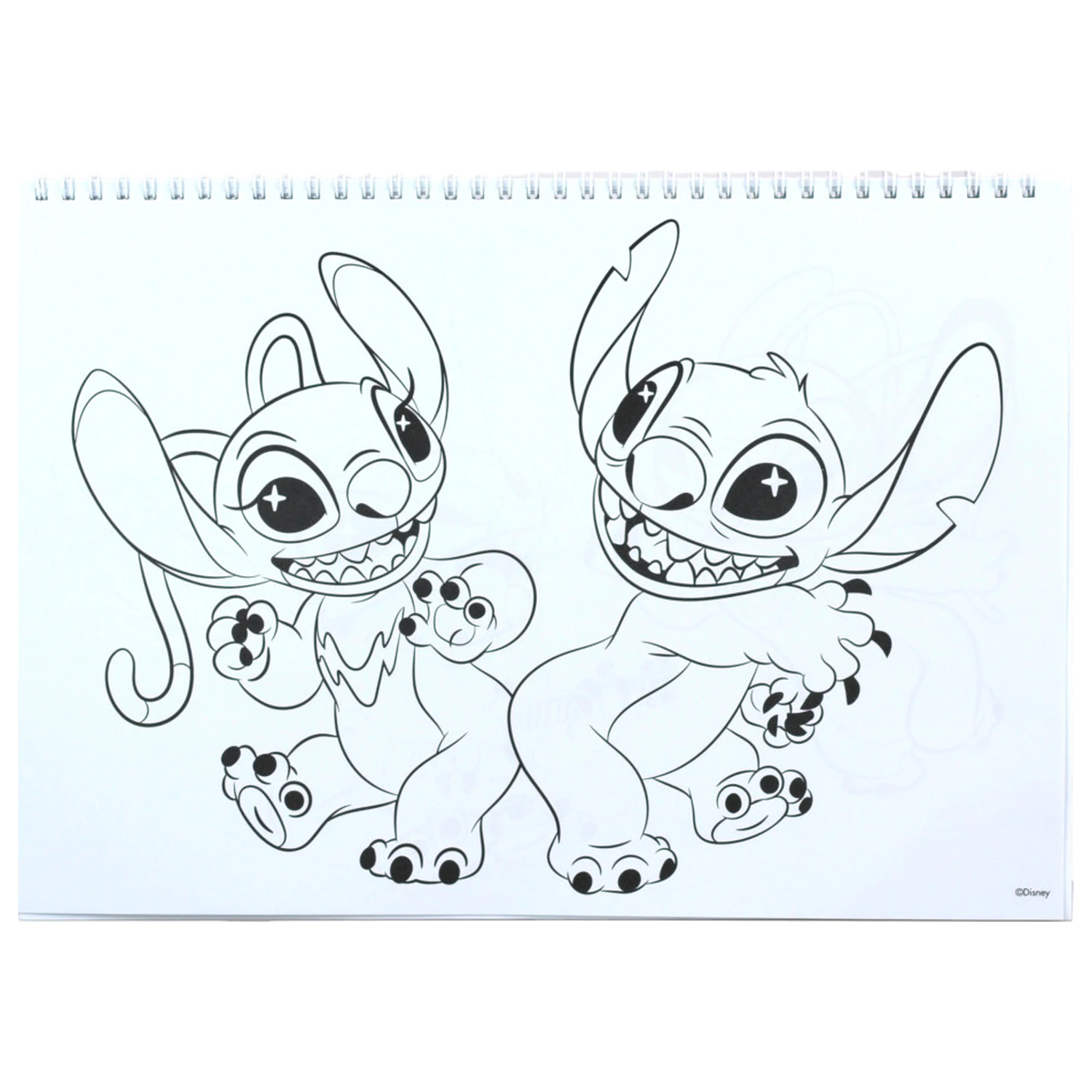 Stitch Blast A/4 Spiralni skicirni blok 40 listov z nalepkami fotografija izdelka