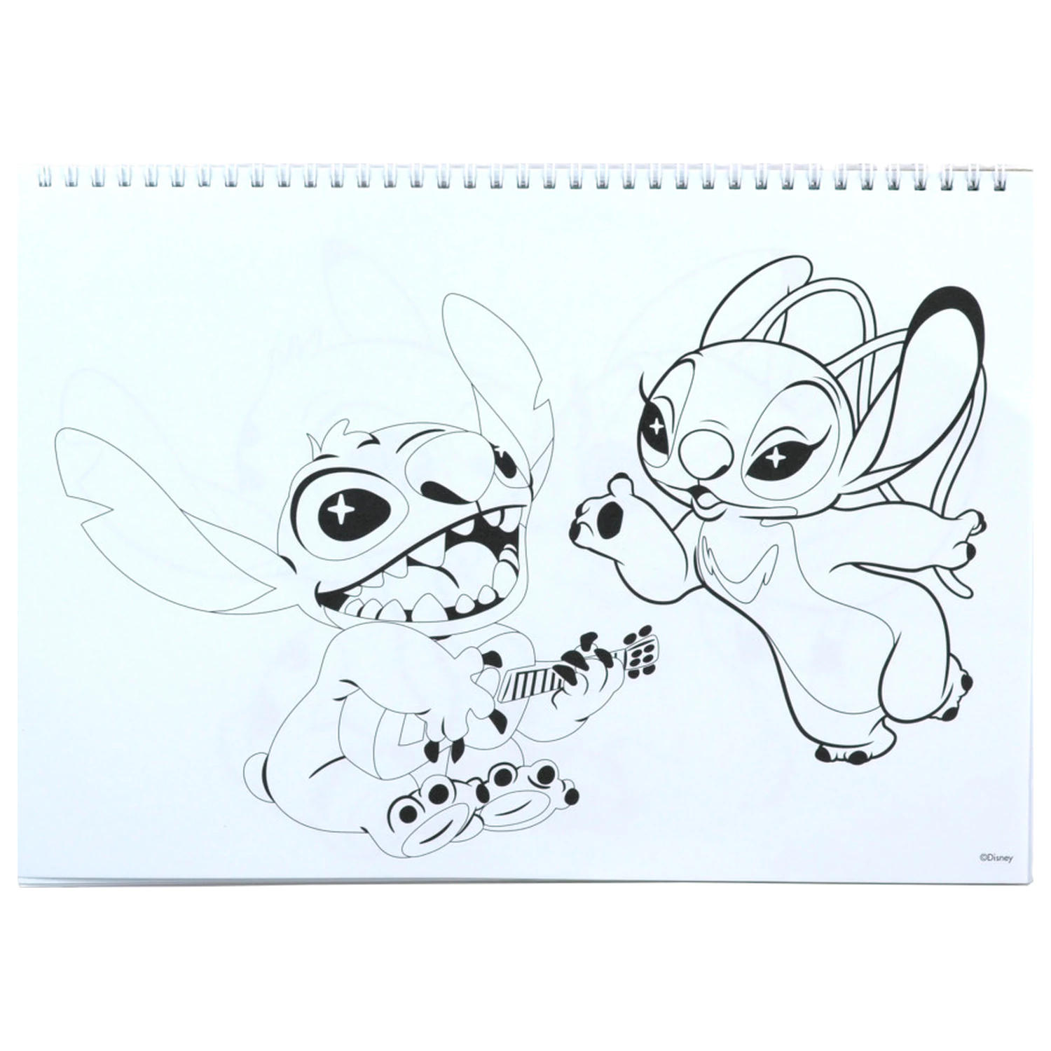 Stitch Blast A/4 Spiralni skicirni blok 40 listov z nalepkami fotografija izdelka