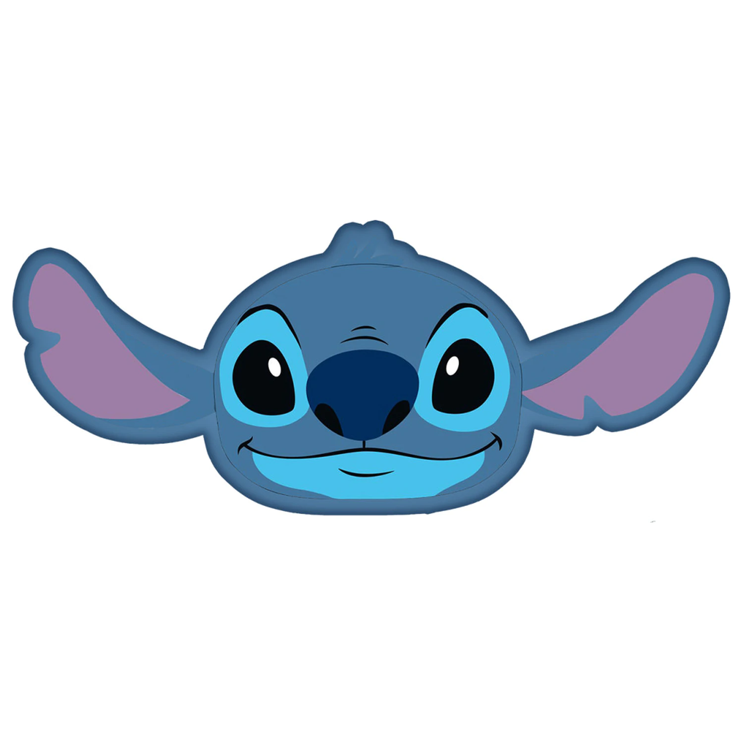 Stitch modra 3D oblikovana blazina fotografija izdelka