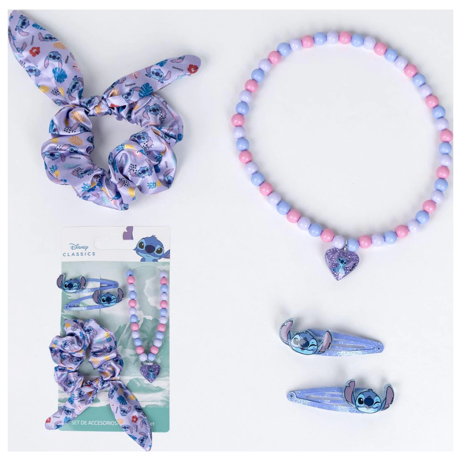 Stitch Breeze ogrlica in set dodatkov za lase fotografija izdelka