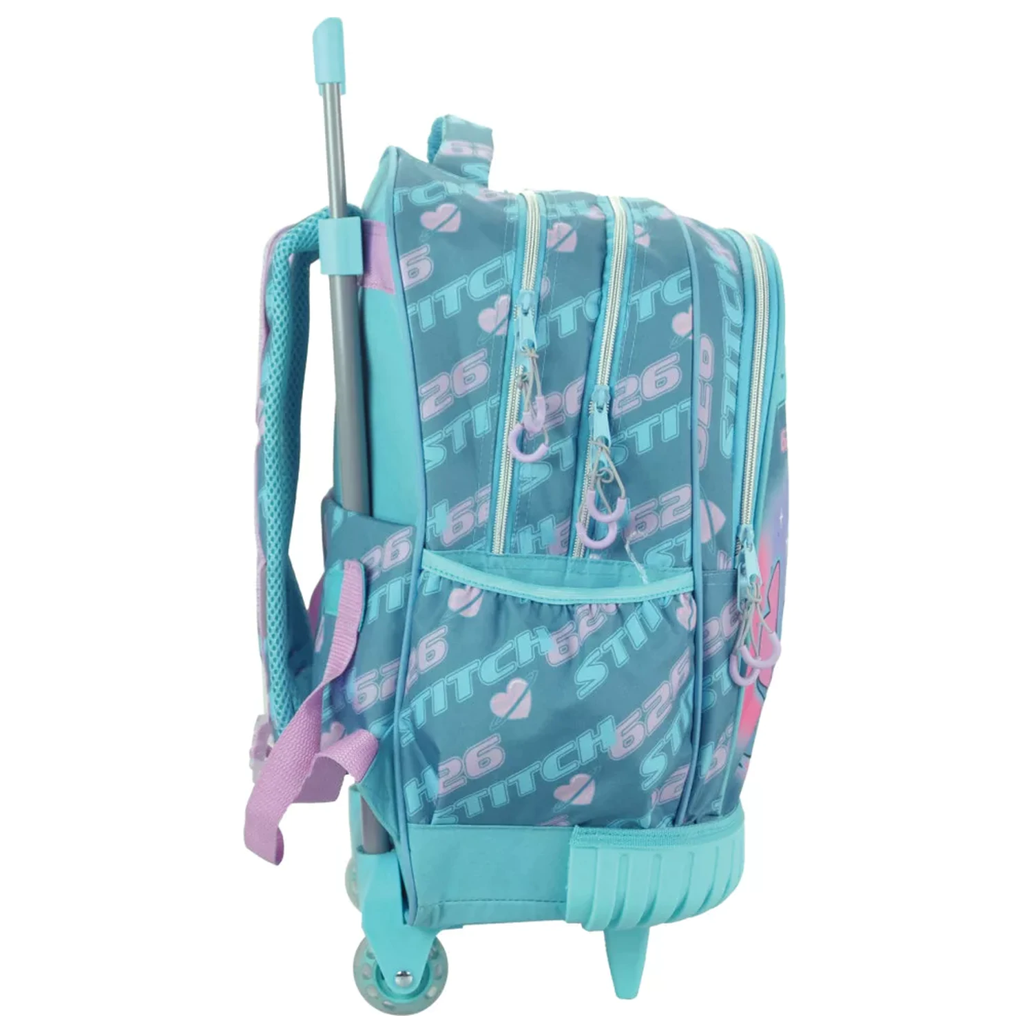 Stitch Brush It Out Premium Šolska torba na koleščkih, torba 46 cm fotografija izdelka