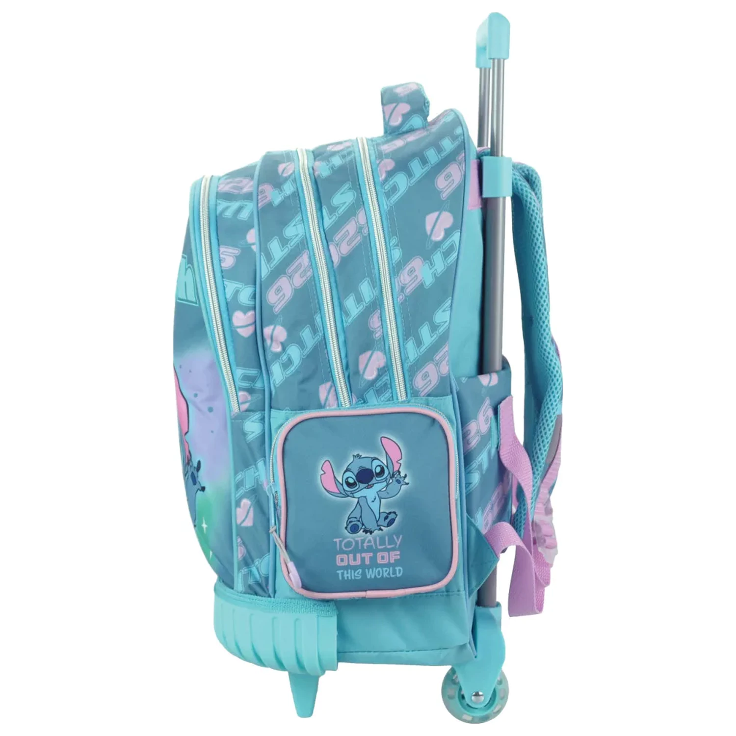 Stitch Brush It Out Premium Šolska torba na koleščkih, torba 46 cm fotografija izdelka