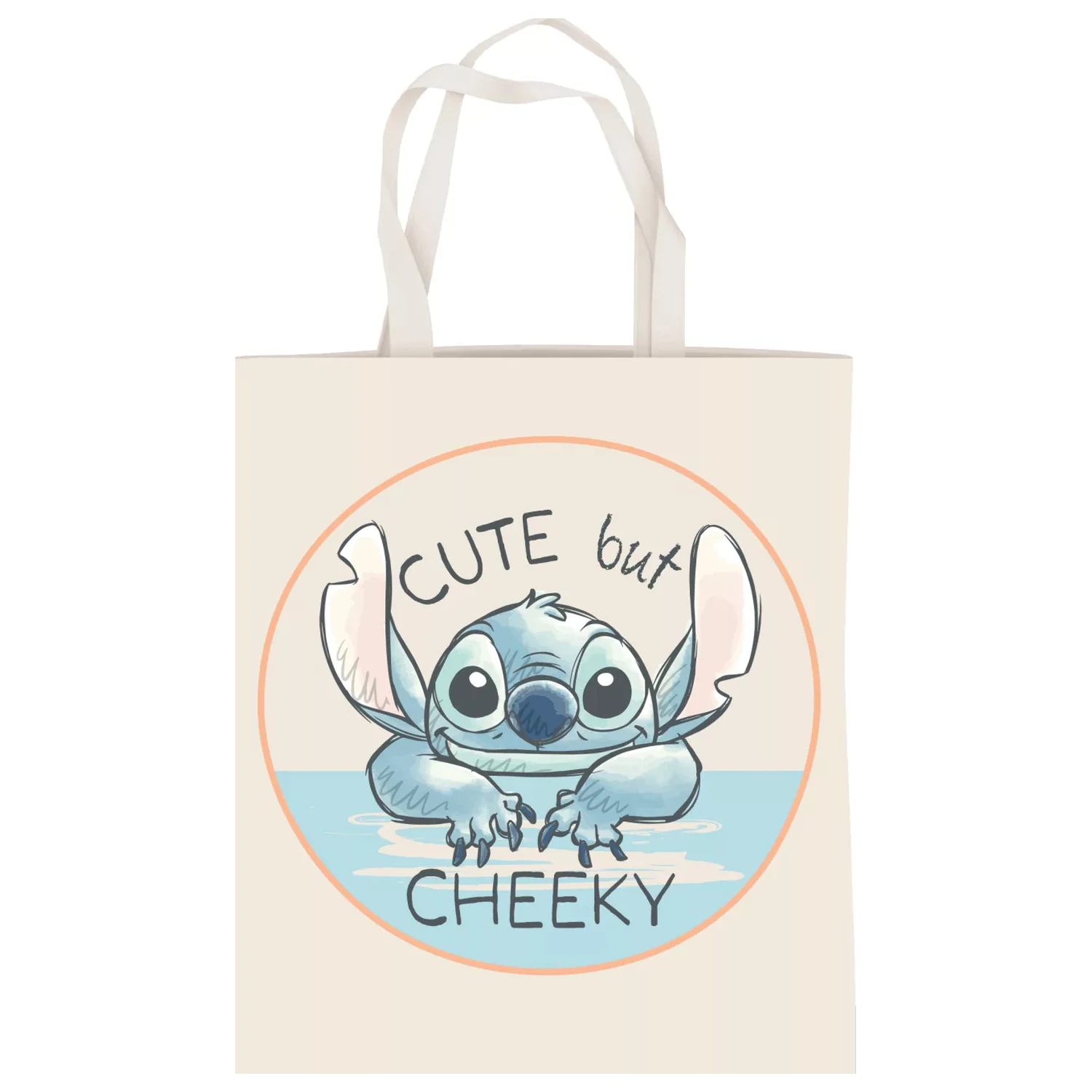 Stitch Cheeky Platnena torba, Nakupovalna torba 44 cm fotografija izdelka