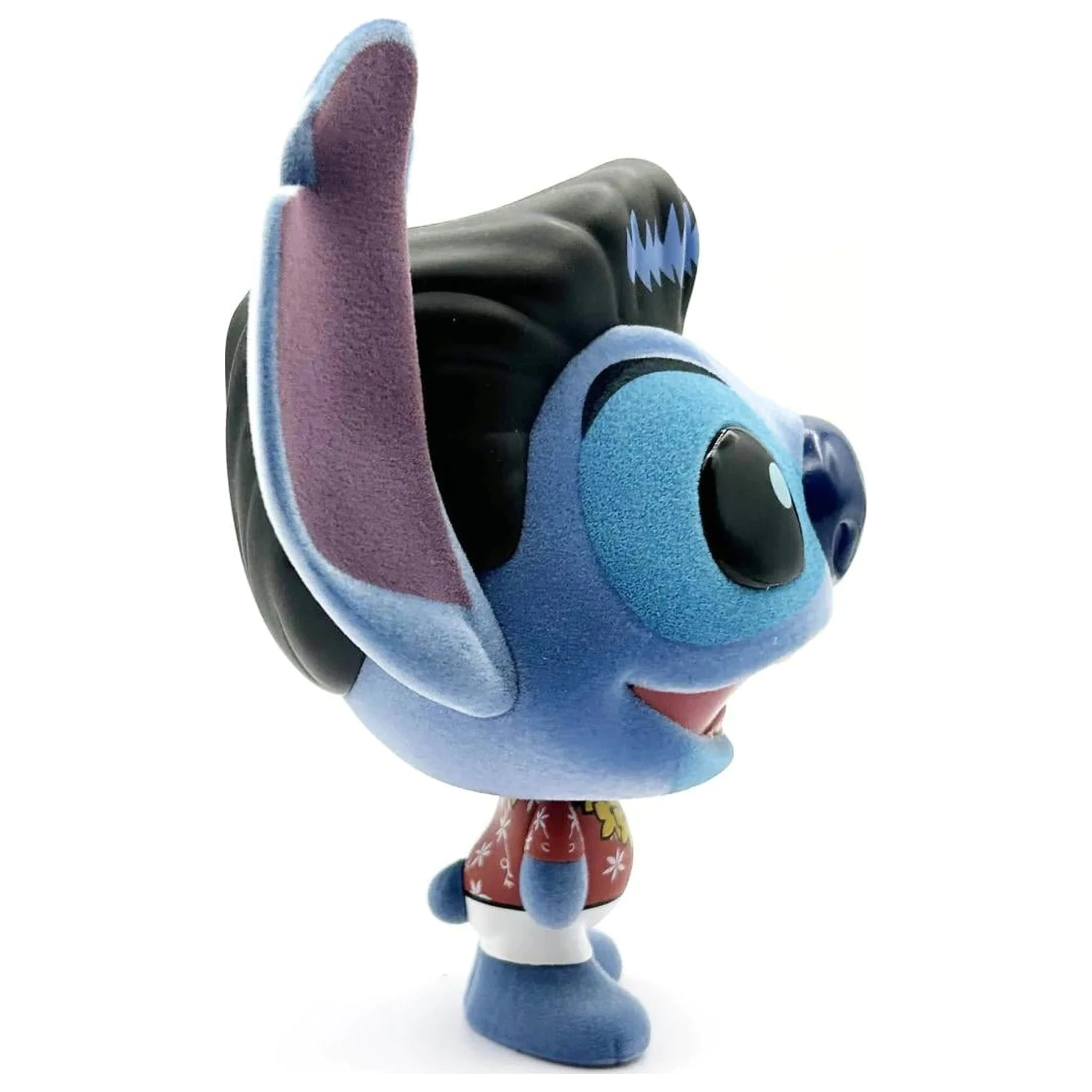 Stitch Elvis Blue Hawaiian Bhunny Flocked Vinilna Figura fotografija izdelka
