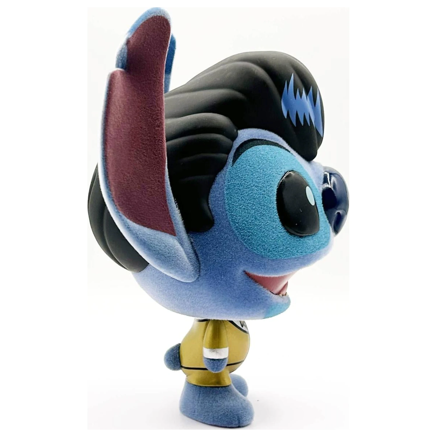 Stitch Elvis Gold Suit Bhunny flokana vinilna figura fotografija izdelka