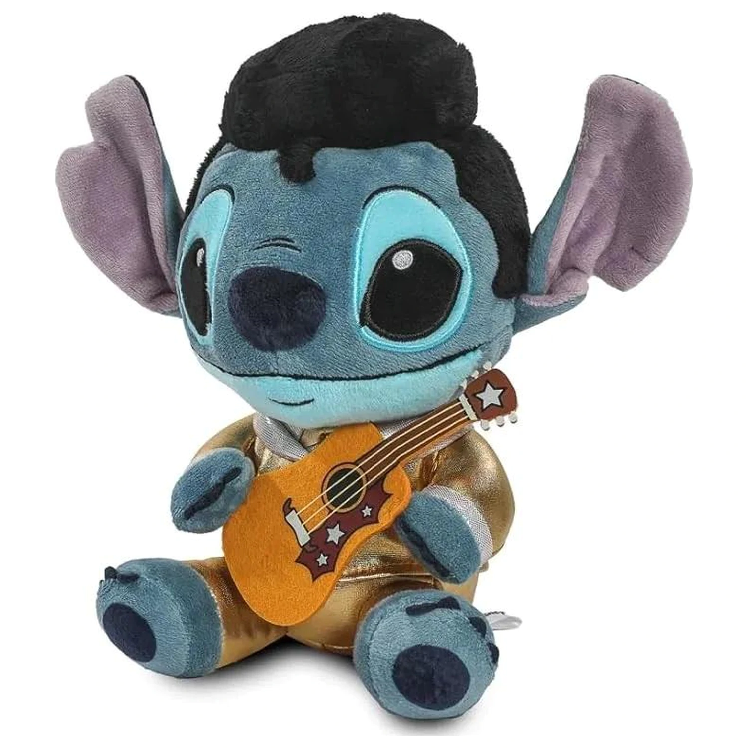 Stitch Elvis Gold Suit Kidrobot plišasta igrača 25 cm fotografija izdelka
