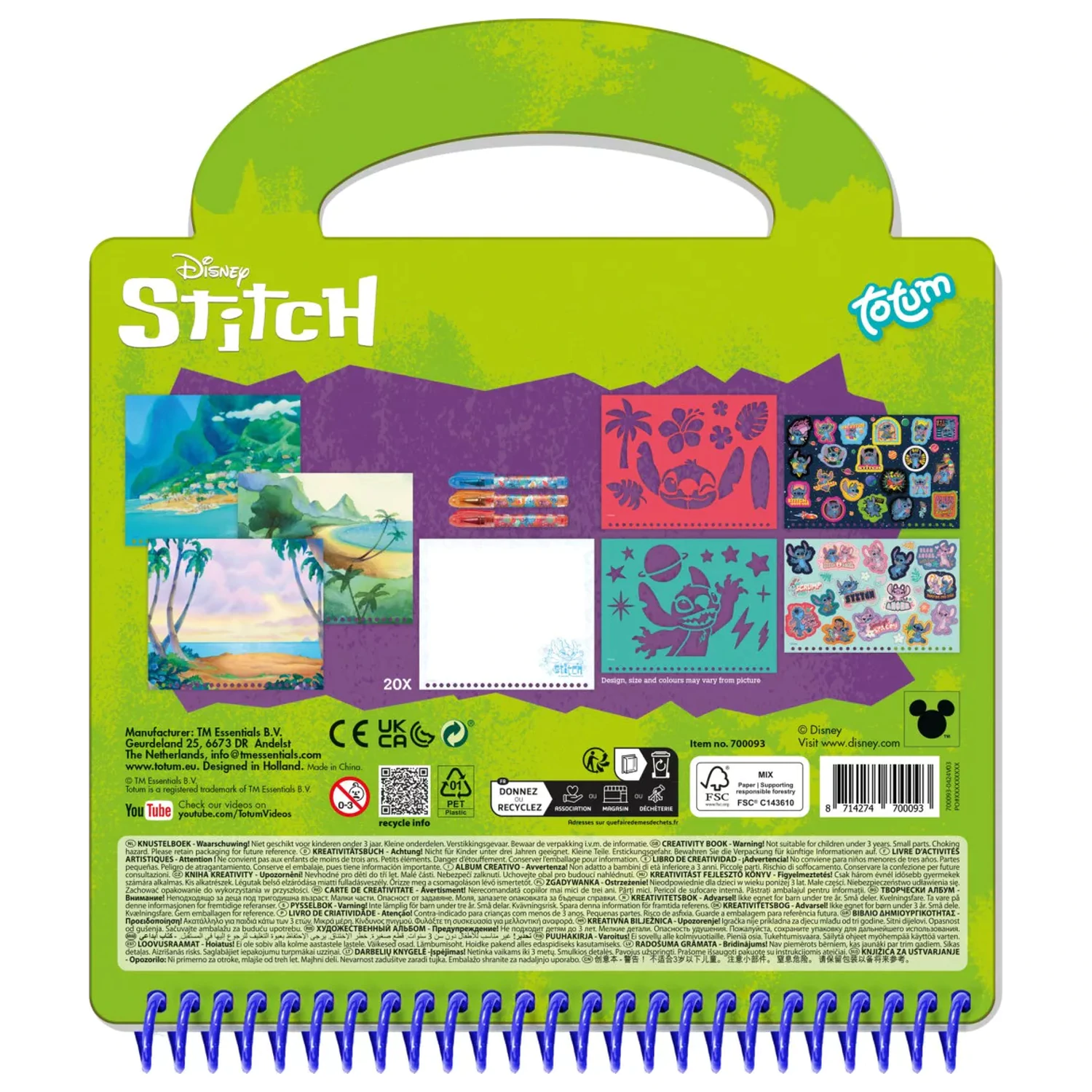 Stitch Ekstrovert komplet za barvanje za aktivnosti fotografija izdelka