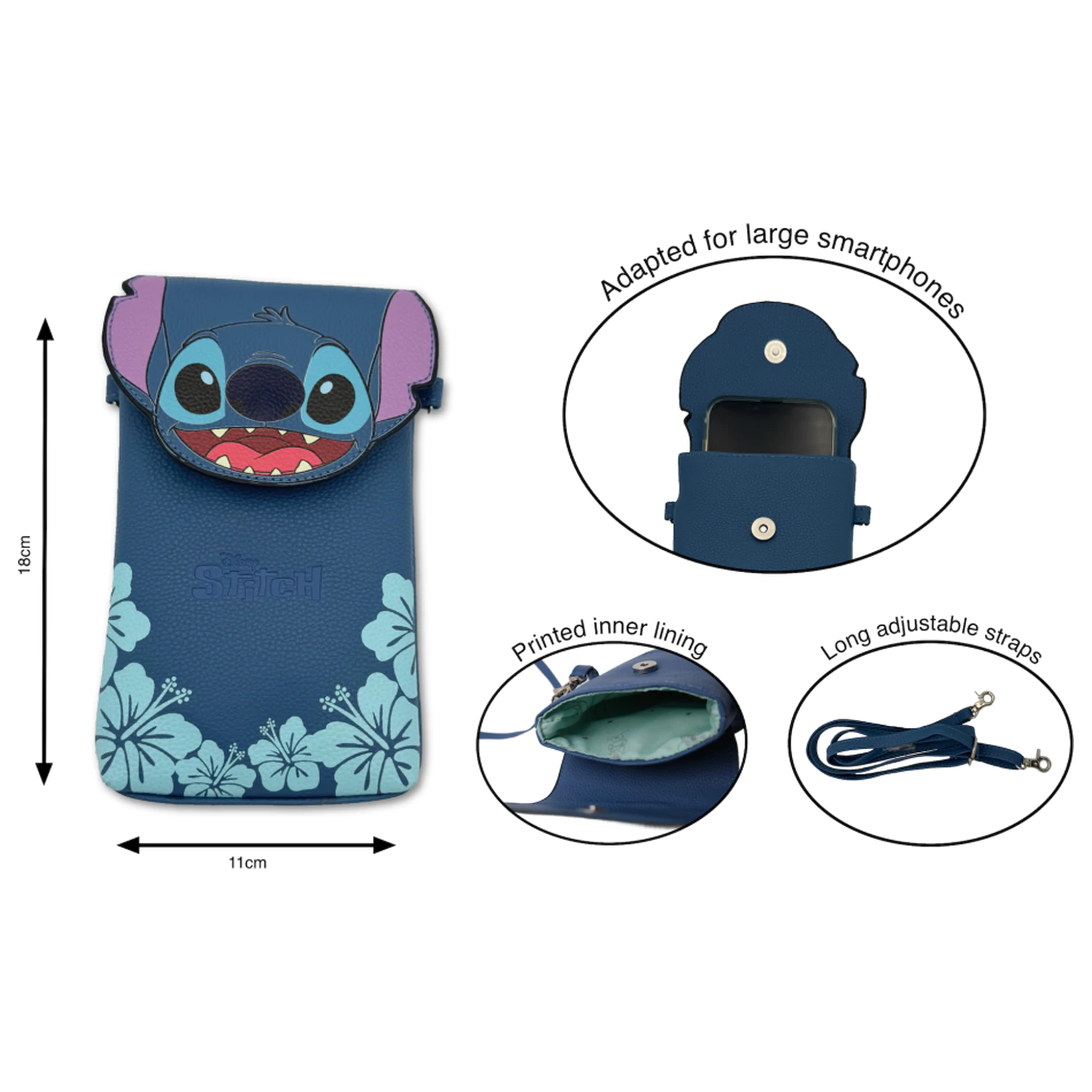 Stitch Fashion Duo torba za čez ramo za telefon fotografija izdelka