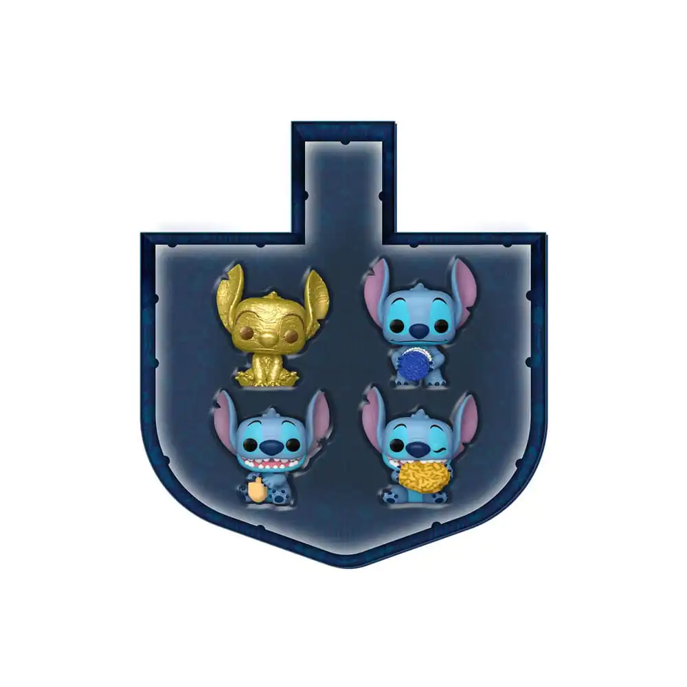 Stitch Holiday 2024 Pocket Funko POP! Vinyl obeski za ključe 4-Pack Dreidel Box 4 cm fotografija izdelka