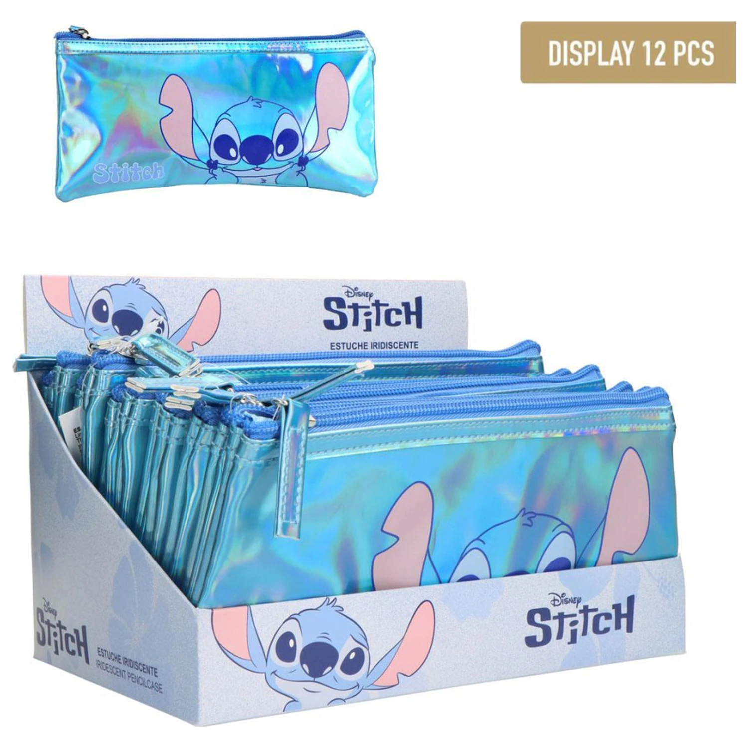 Stitch Iridescent otroška toaletna torbica, peresnica fotografija izdelka