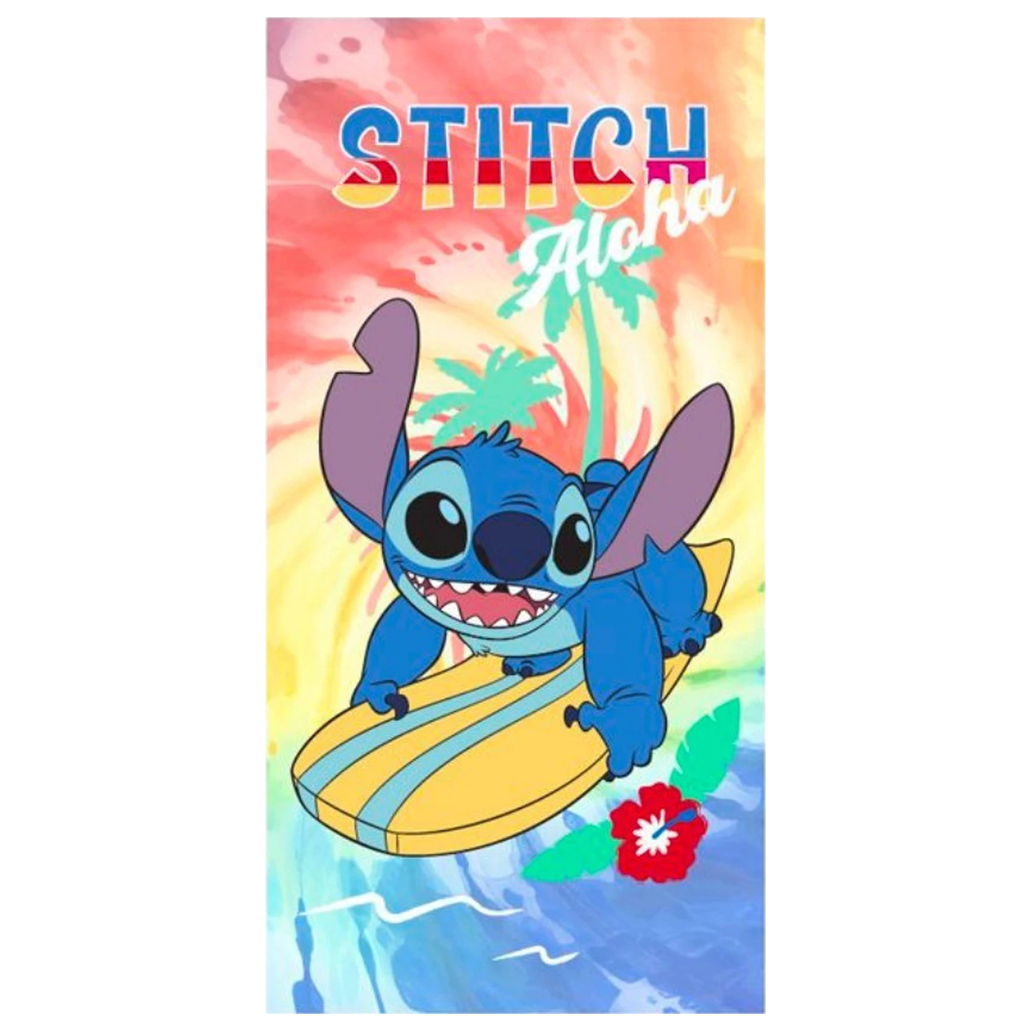 Stitch Ocean Ride brisača 70x140 cm fotografija izdelka