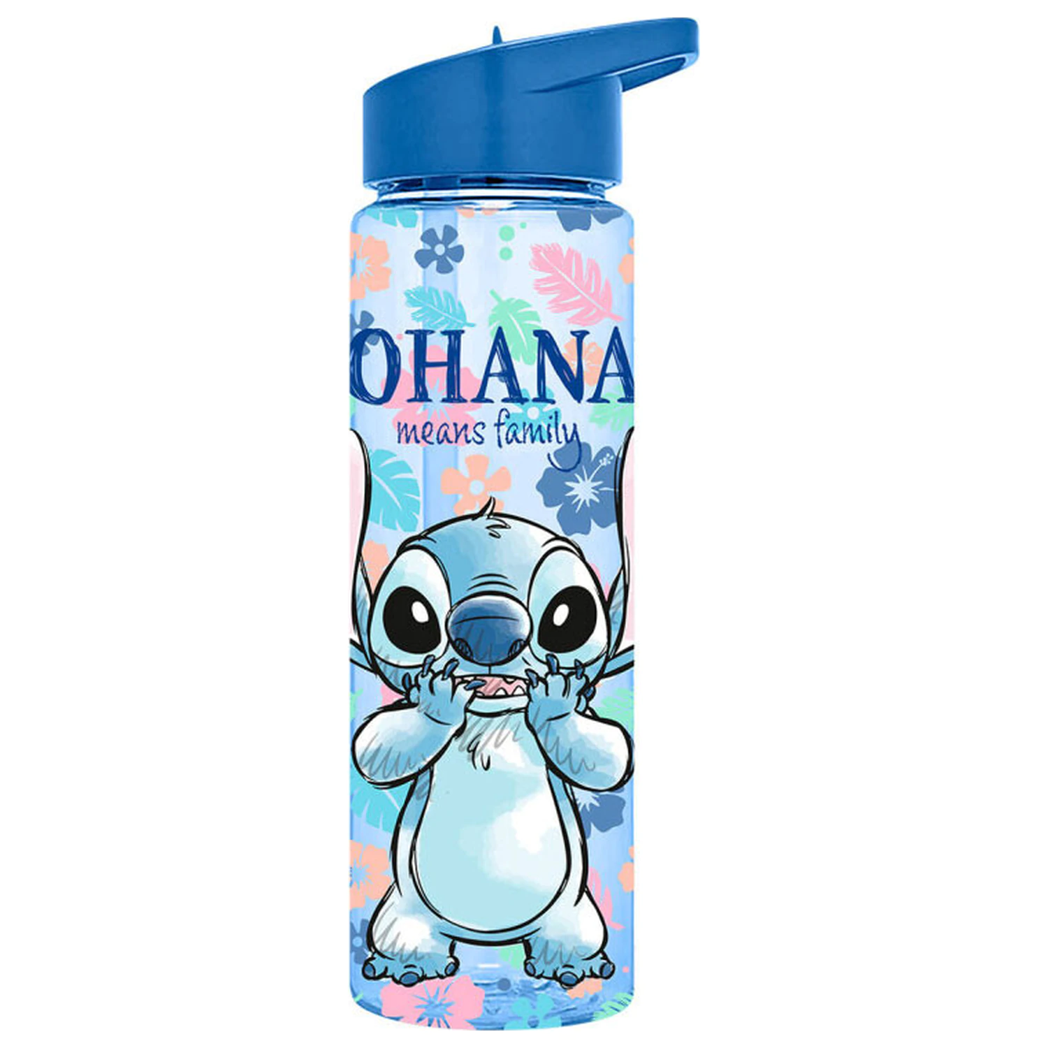 Lilo and Stitch Ohana Plastična steklenica s slamico 600 ml fotografija izdelka