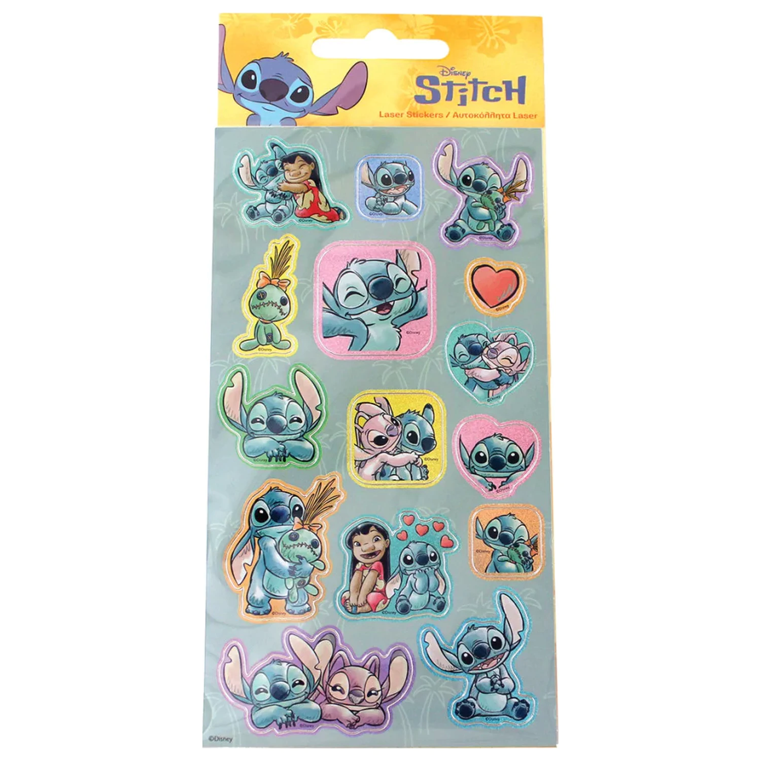 Stitch Palm holografski set nalepk fotografija izdelka