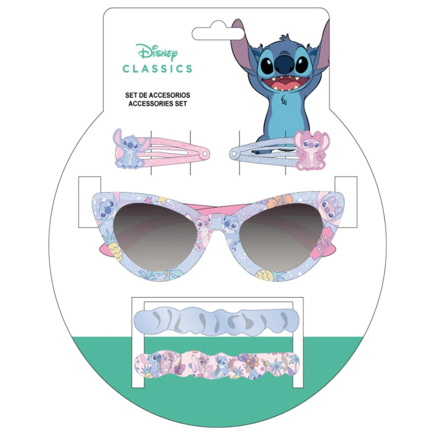 Stitch Paradise sončna očala in komplet lasnih dodatkov fotografija izdelka