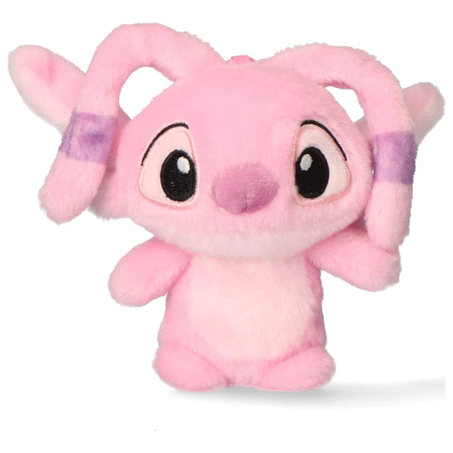 Stitch Pink 3D plišasta figura z obešalnikom, obesek za torbo 12 cm fotografija izdelka