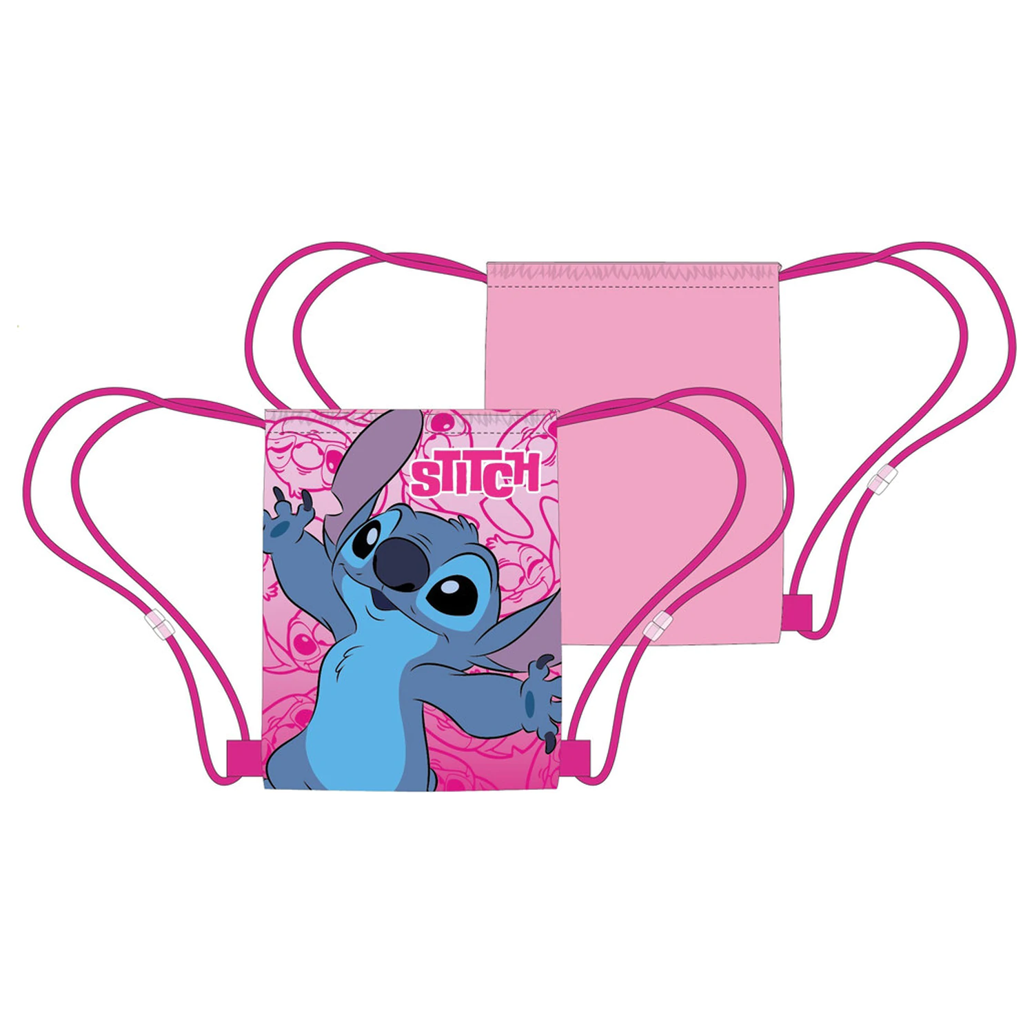 Stitch Pink Planet športna torba, torba za telovadnico 40 cm fotografija izdelka