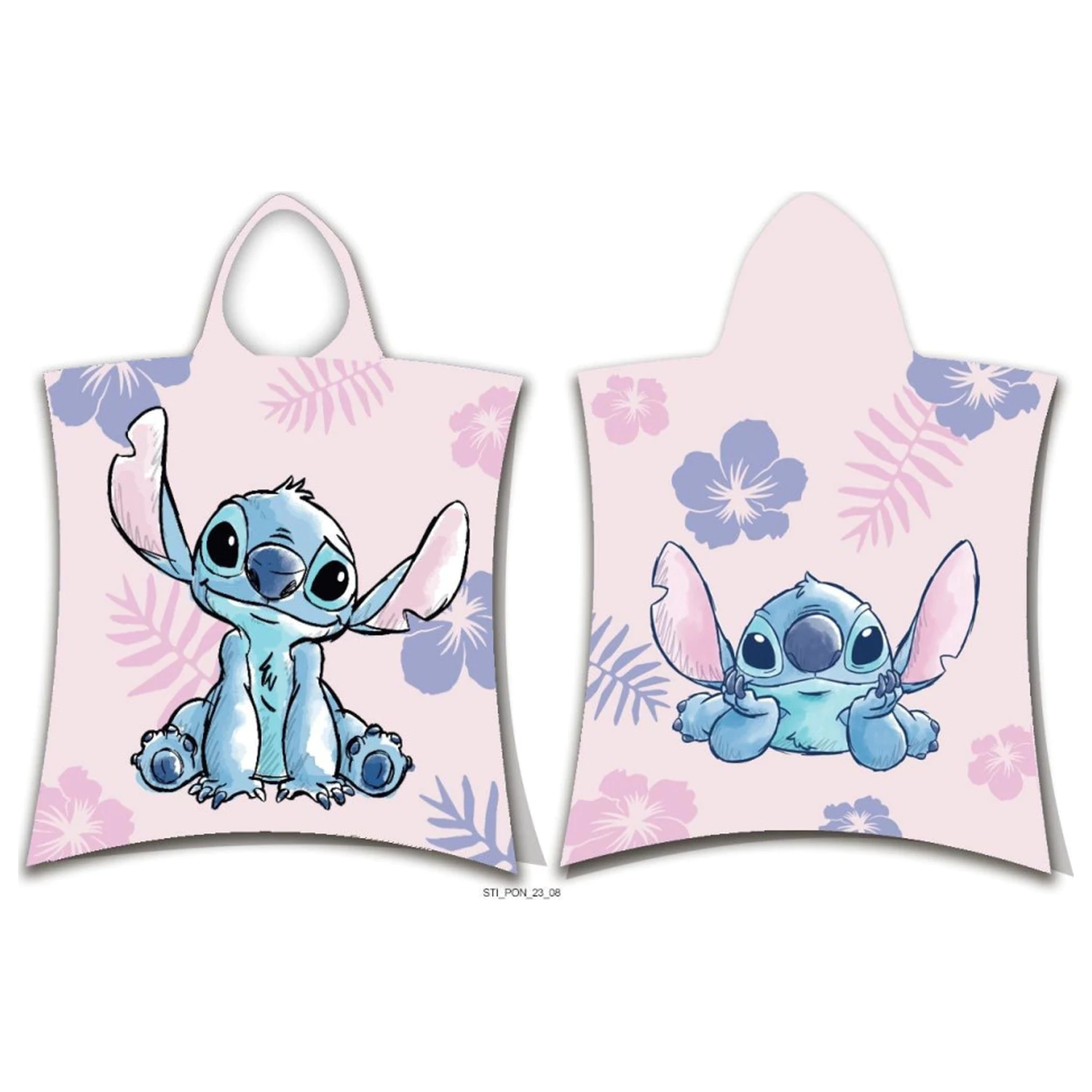 Stitch Pink kopalna brisača-pončo za plažo fotografija izdelka