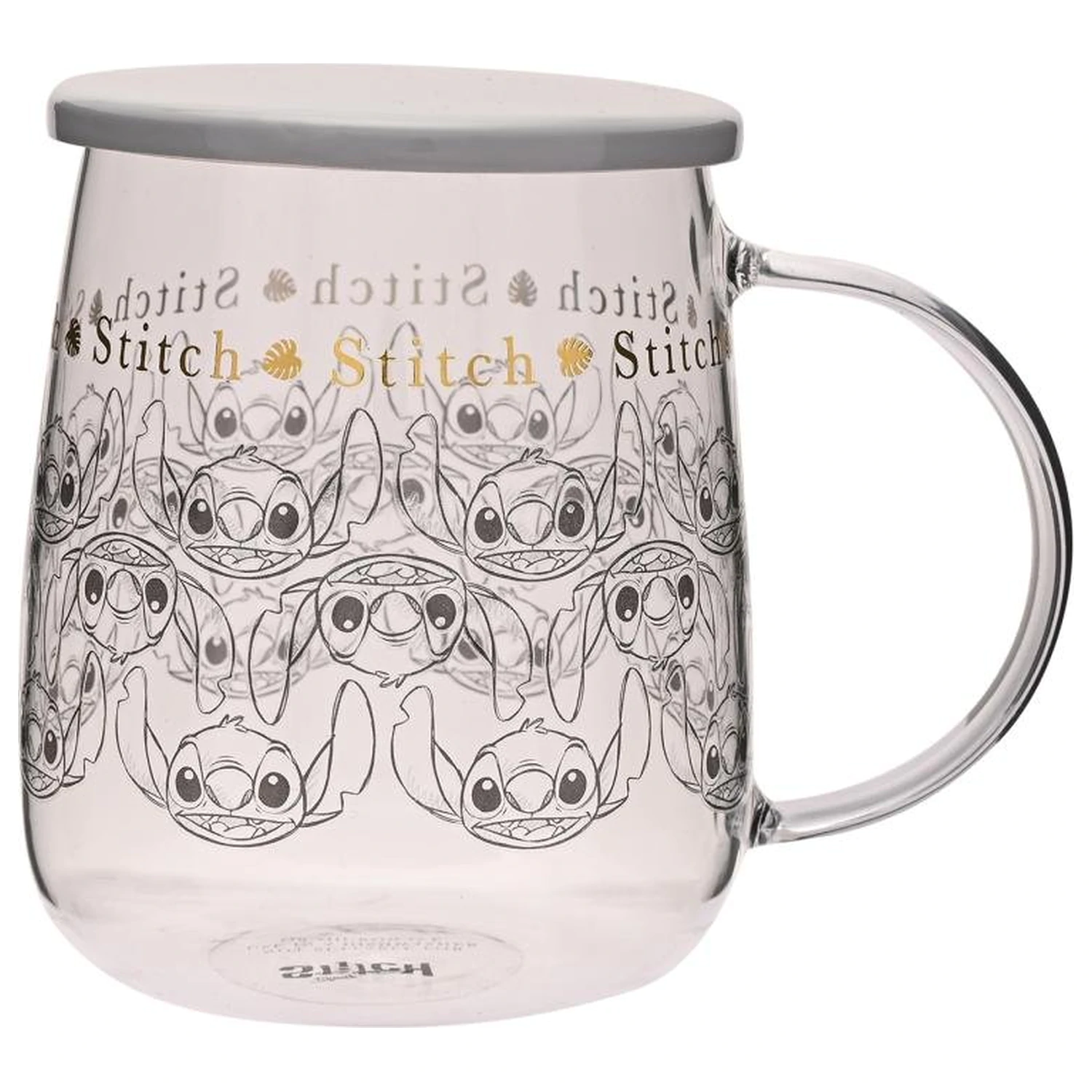 Stitch steklena skodelica s pokrovom 532 ml fotografija izdelka