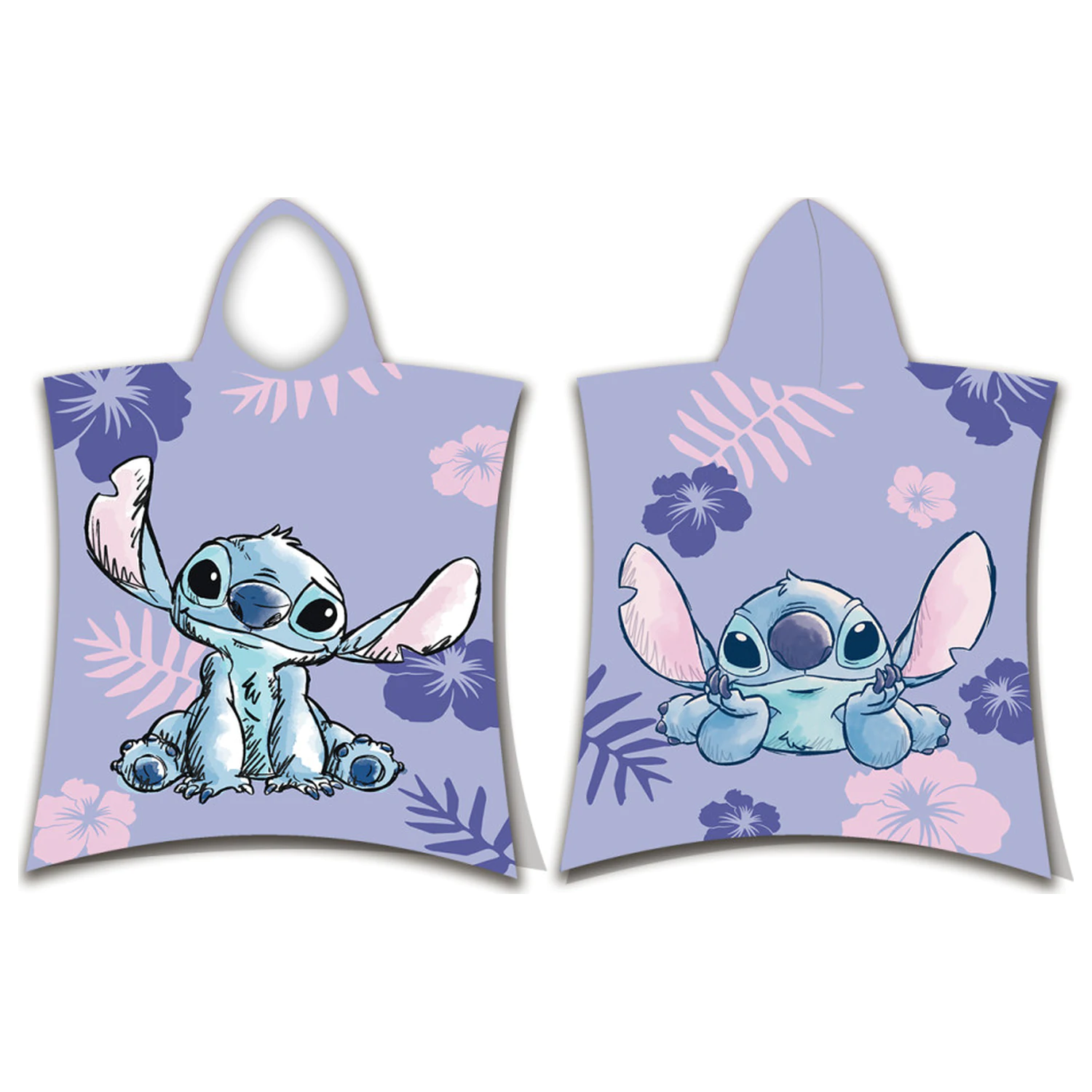 Stitch Purple brisača za plažo pončo fotografija izdelka