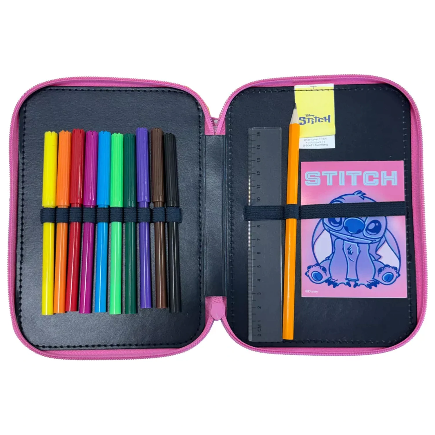 Stitch album s spominki etui za svinčnike, napolnjen 2 nadstropji fotografija izdelka