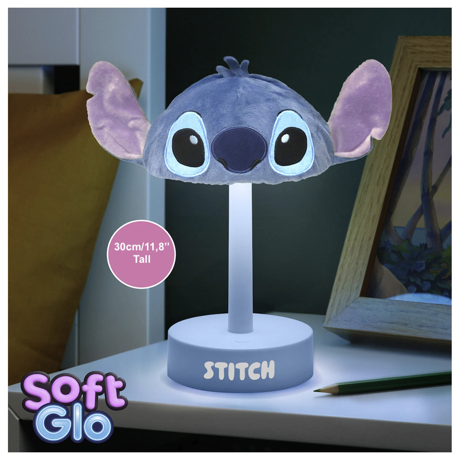 Stitch 'SoftGlo' puhasta dekorativna svetilka fotografija izdelka