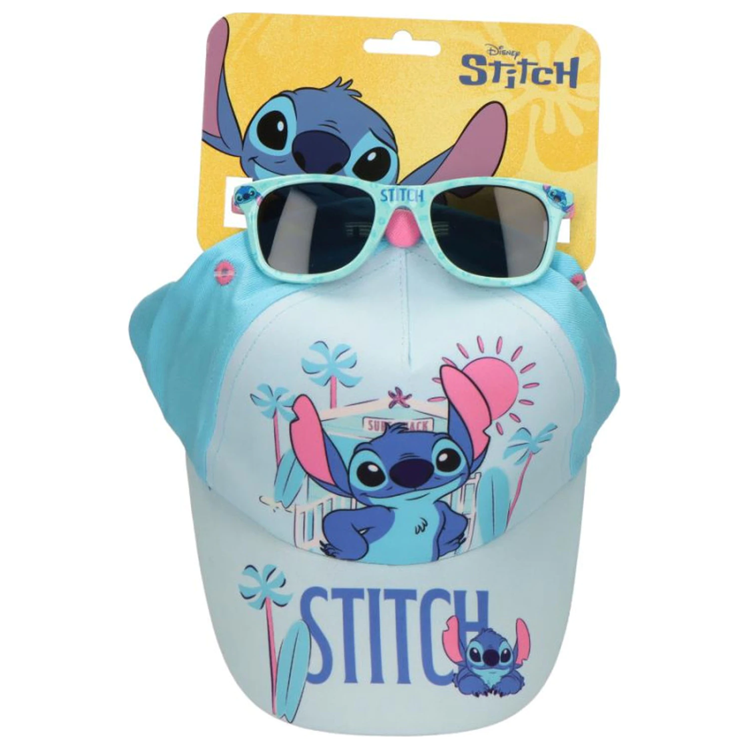 Stitch Lilo & Stitch Sunny Day Sončna očala in komplet bejzbolske kape fotografija izdelka