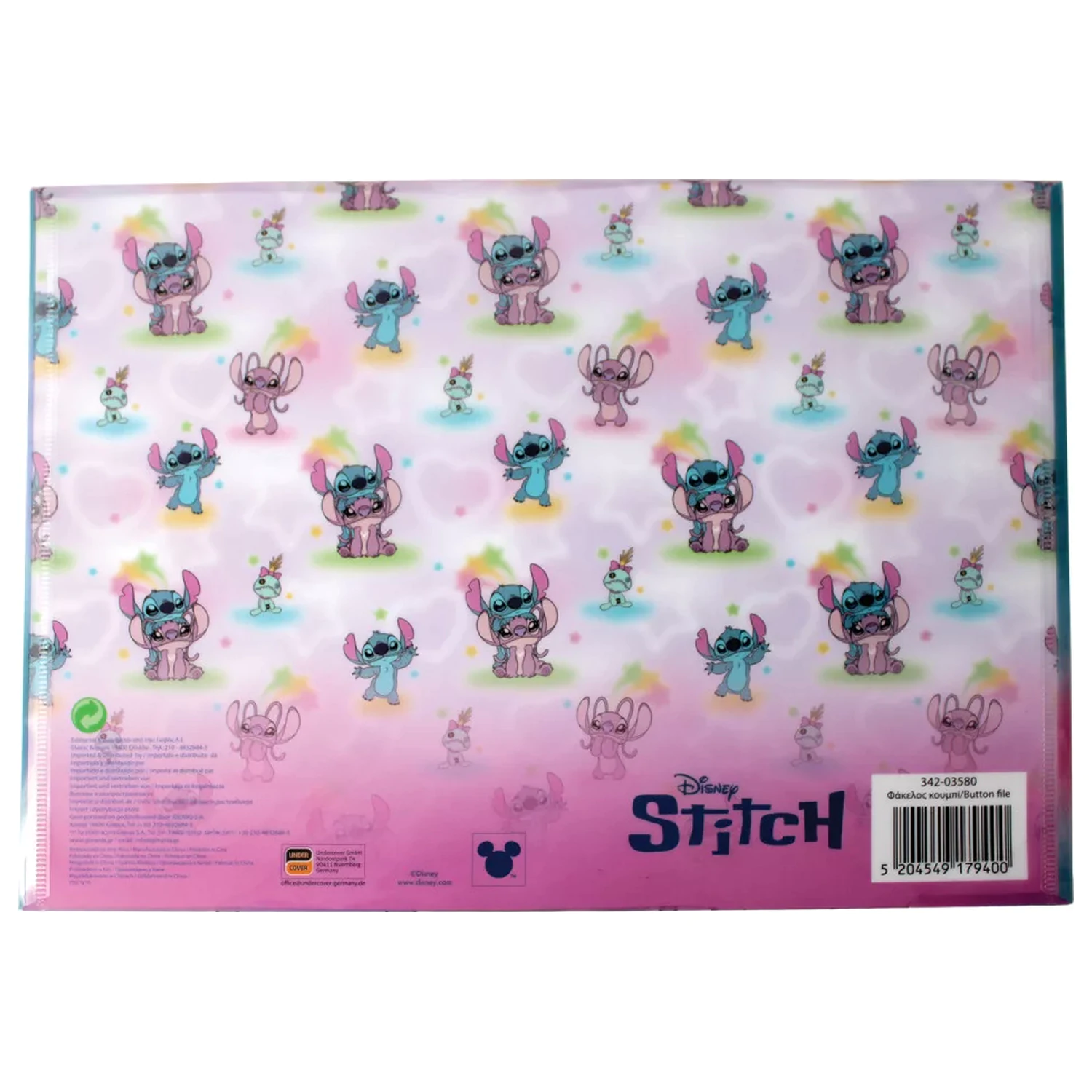 Stitch Universe A/4 mapa za dokumente fotografija izdelka