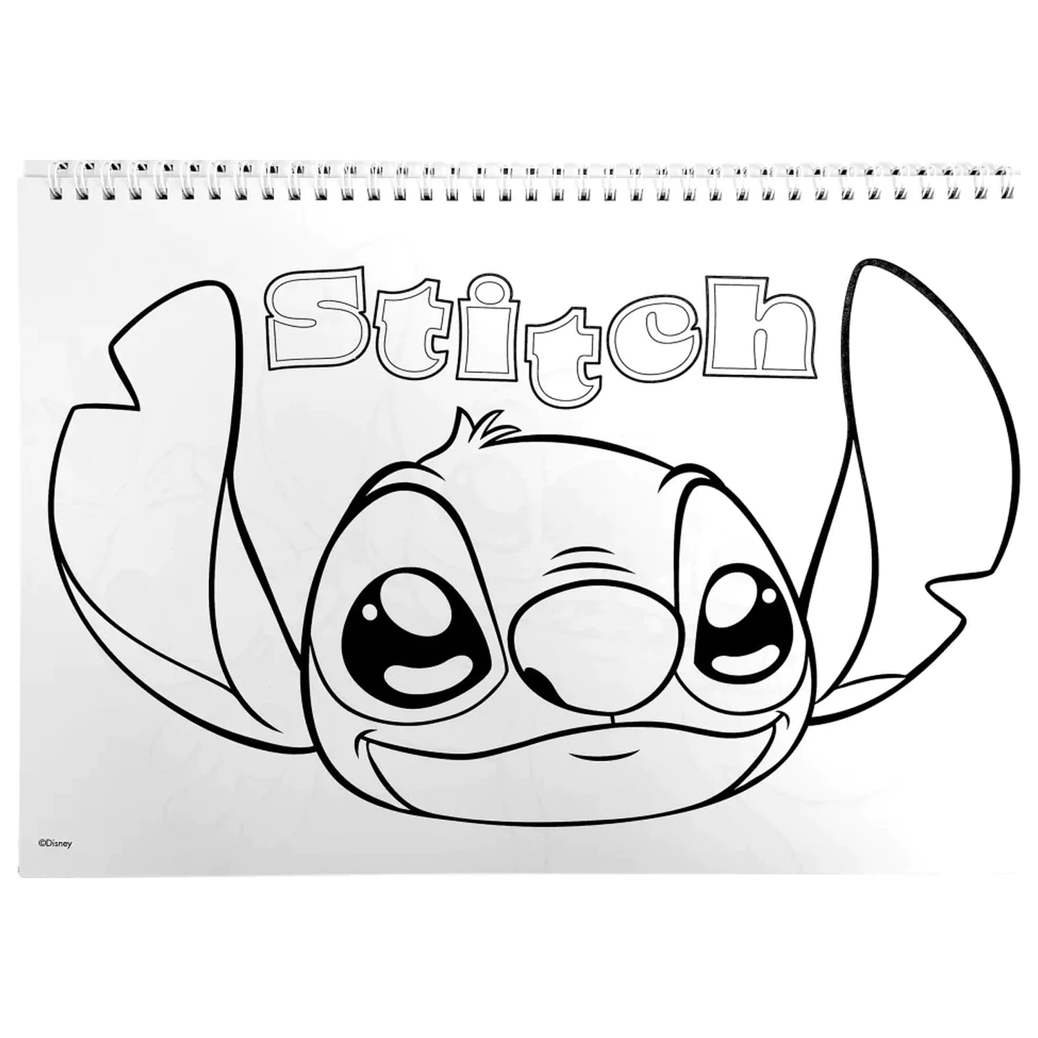 Stitch Universe A4 spiralni skicirni blok 40 listov z nalepkami fotografija izdelka