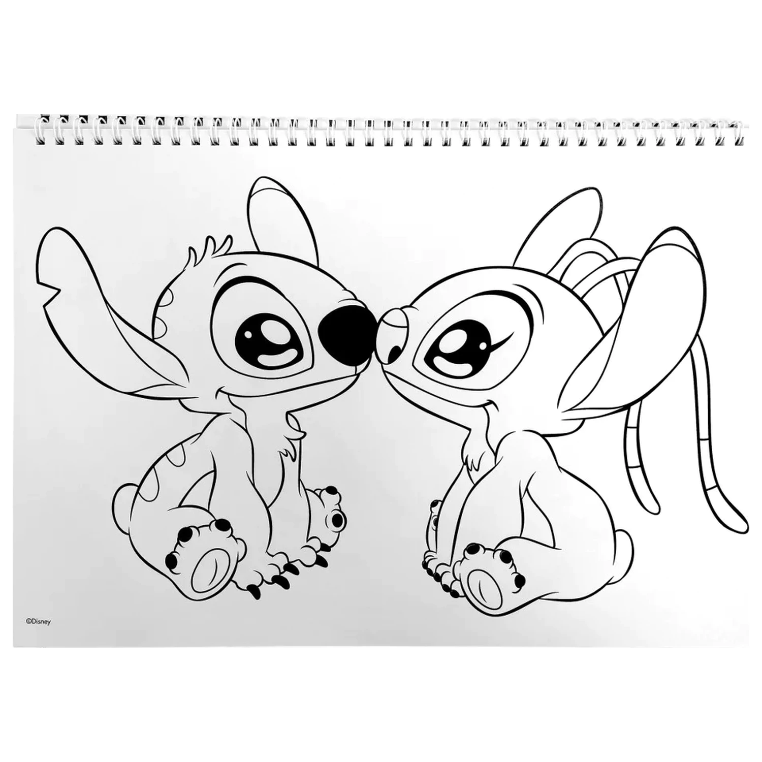 Stitch Universe A4 spiralni skicirni blok 40 listov z nalepkami fotografija izdelka