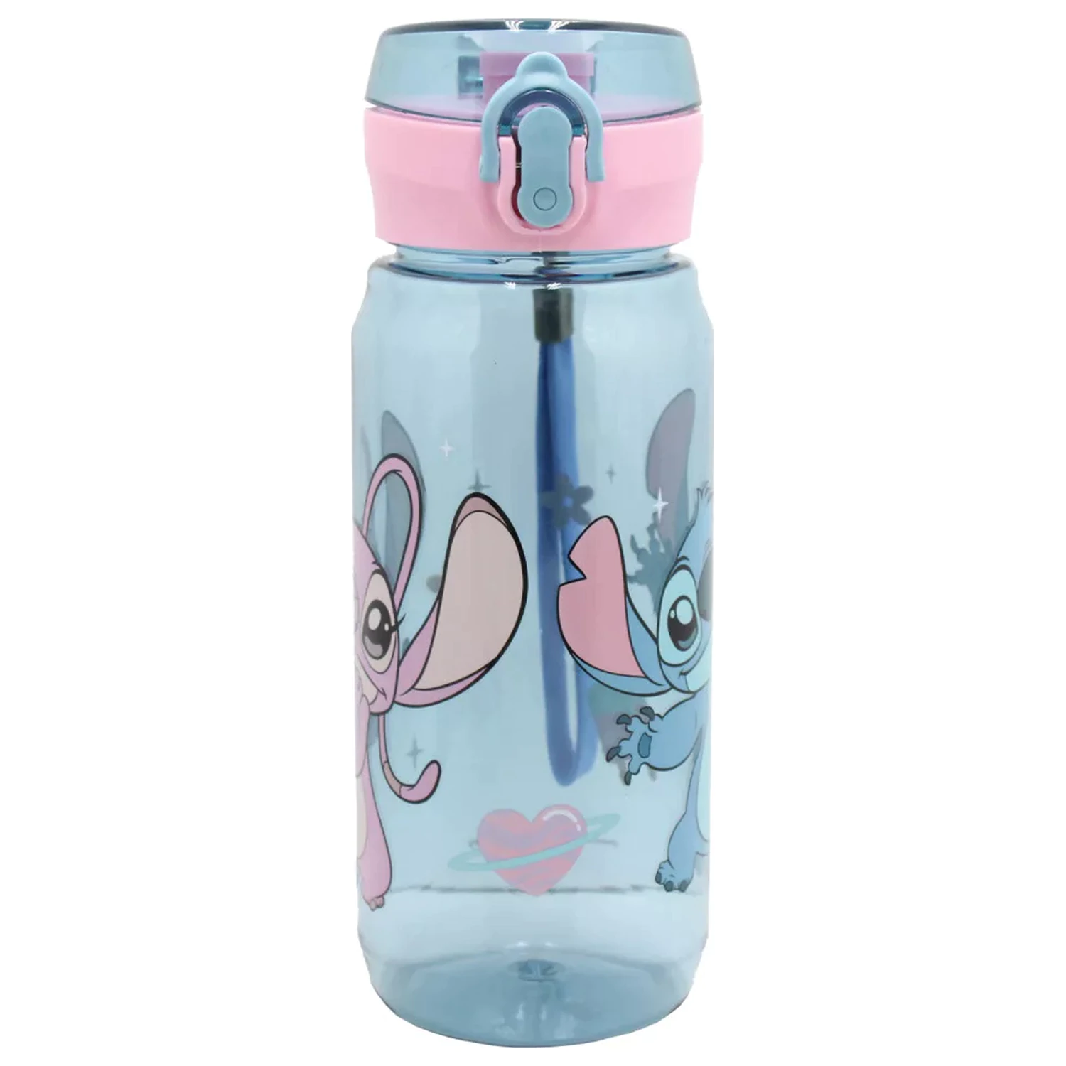 Stitch Universe plastična steklenica za vodo z obešalnikom 600 ml fotografija izdelka