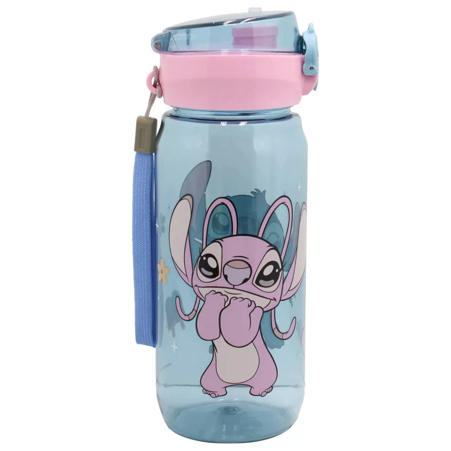 Stitch Universe plastična steklenica za vodo z obešalnikom 600 ml fotografija izdelka