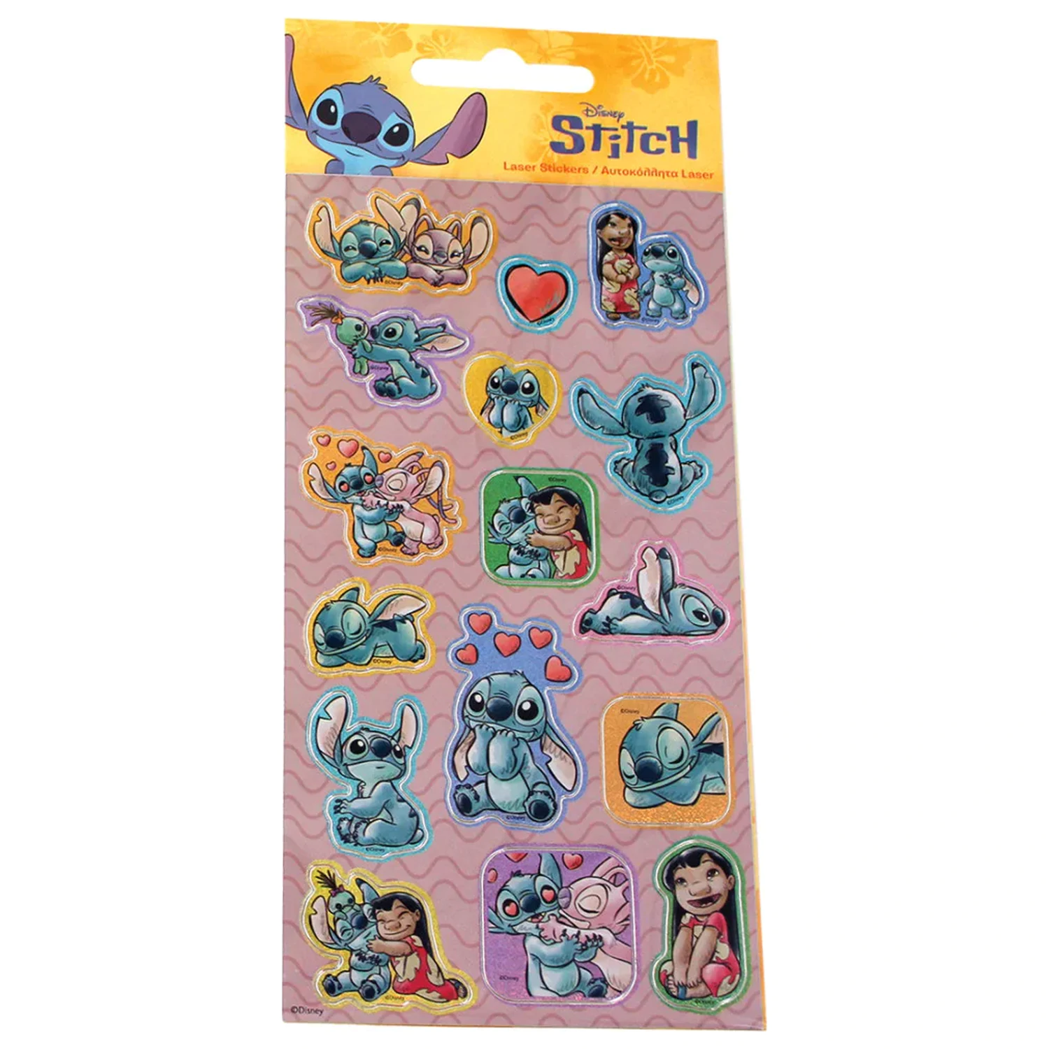 Stitch Wave holografski komplet nalepk fotografija izdelka